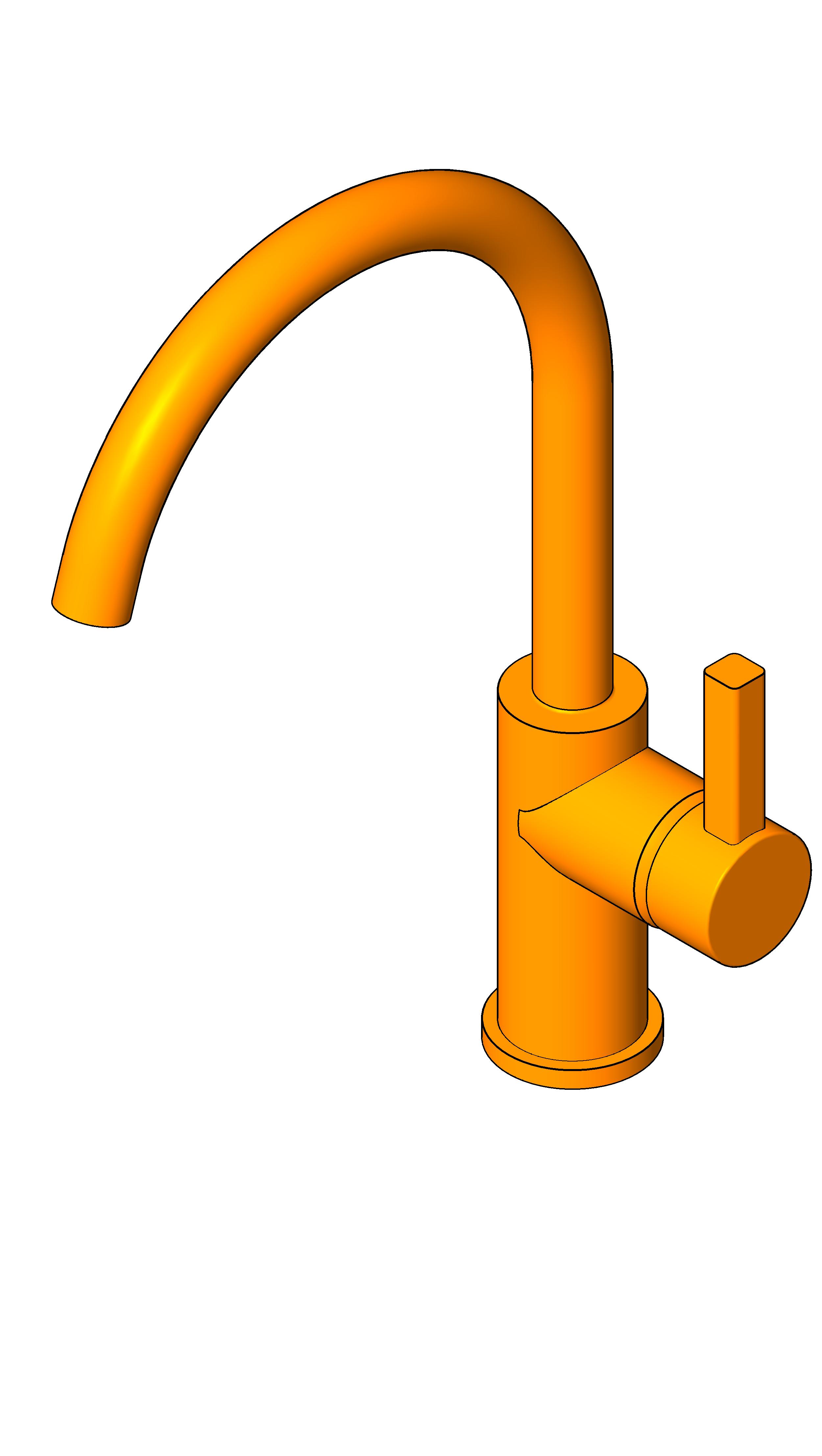 faucet contemporary 8 revit family free download image