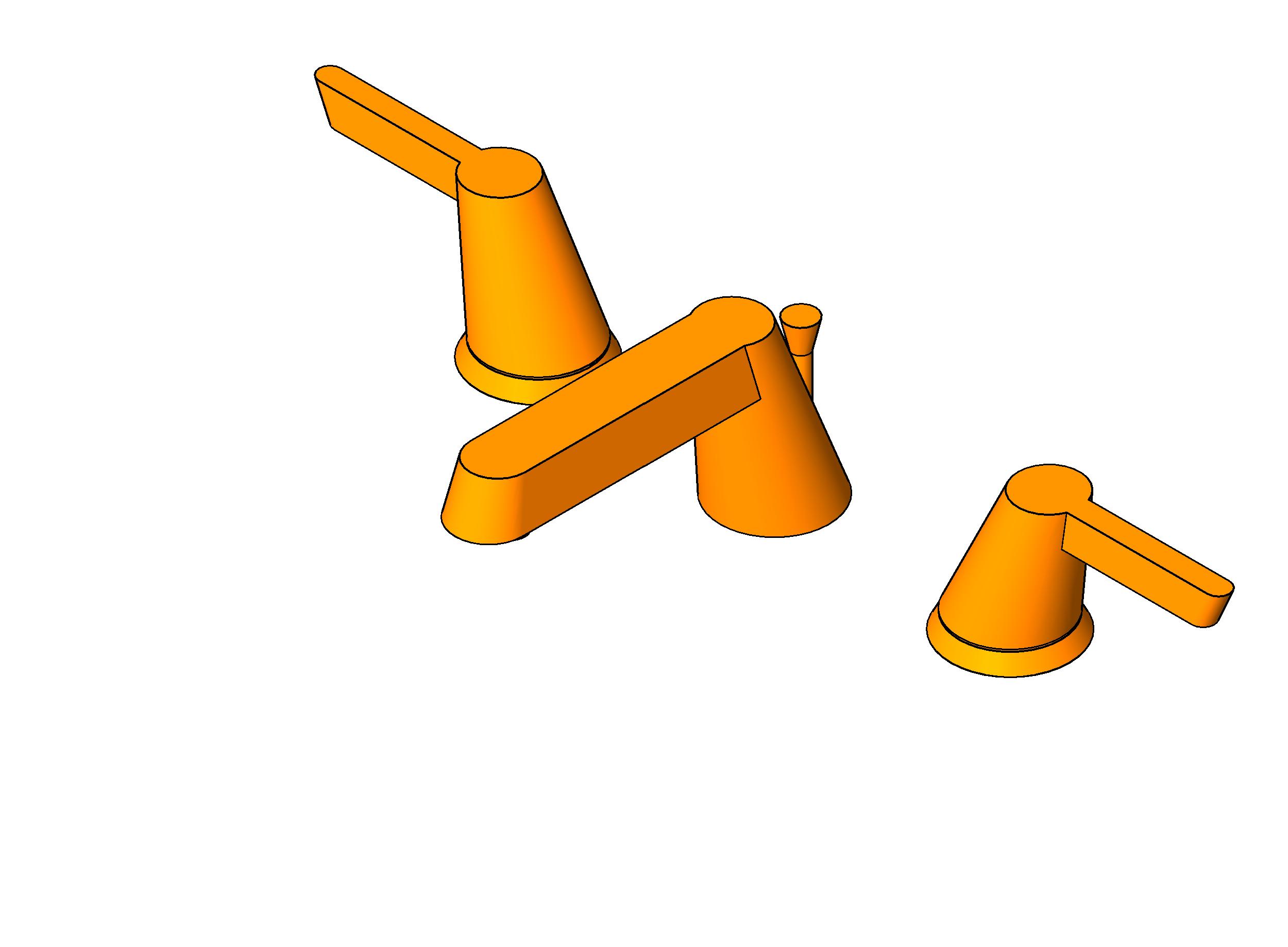 faucet contemporary l 3 revit family free download image