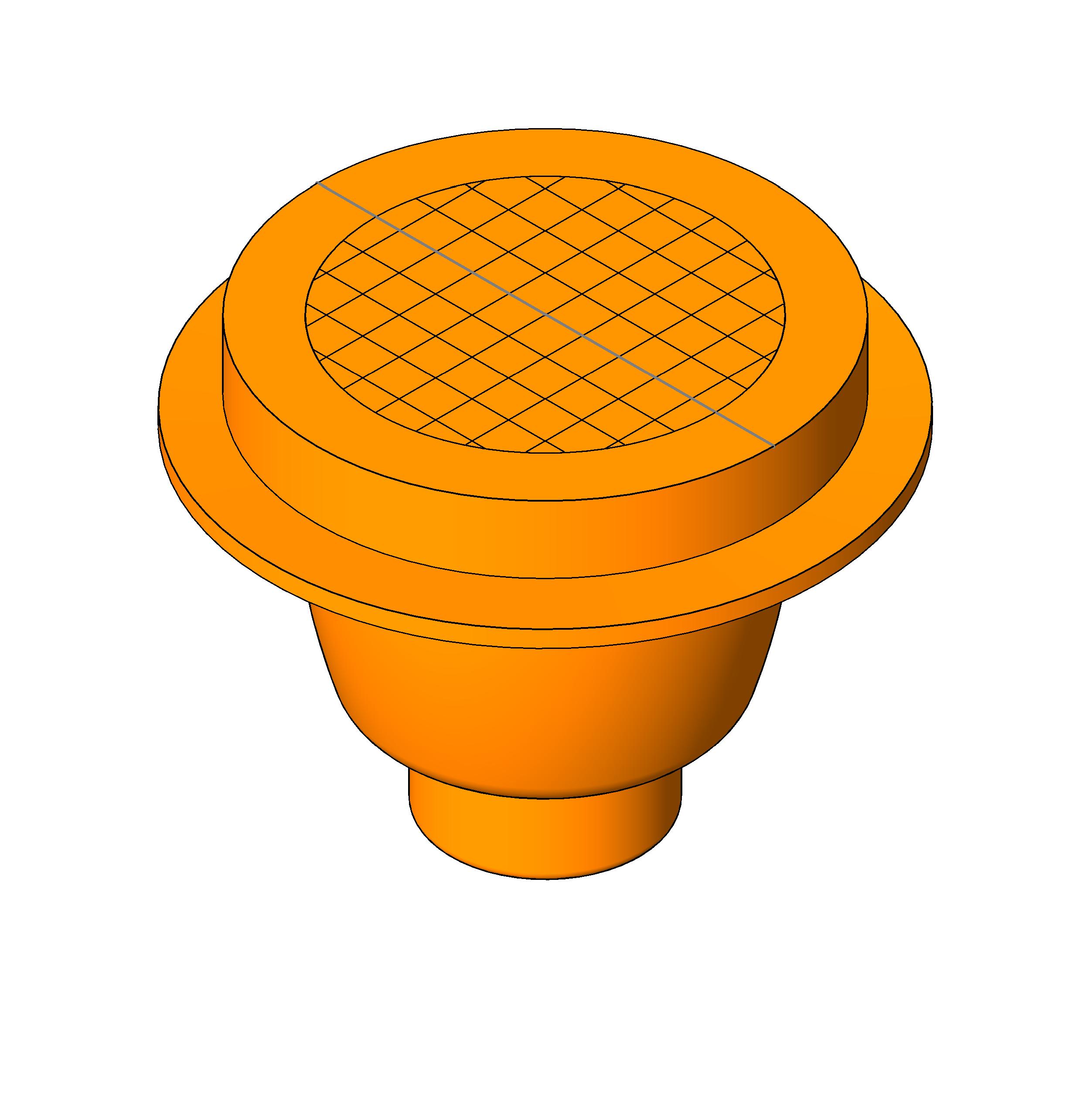 Sanitary Floor Drain 3 revit family free download