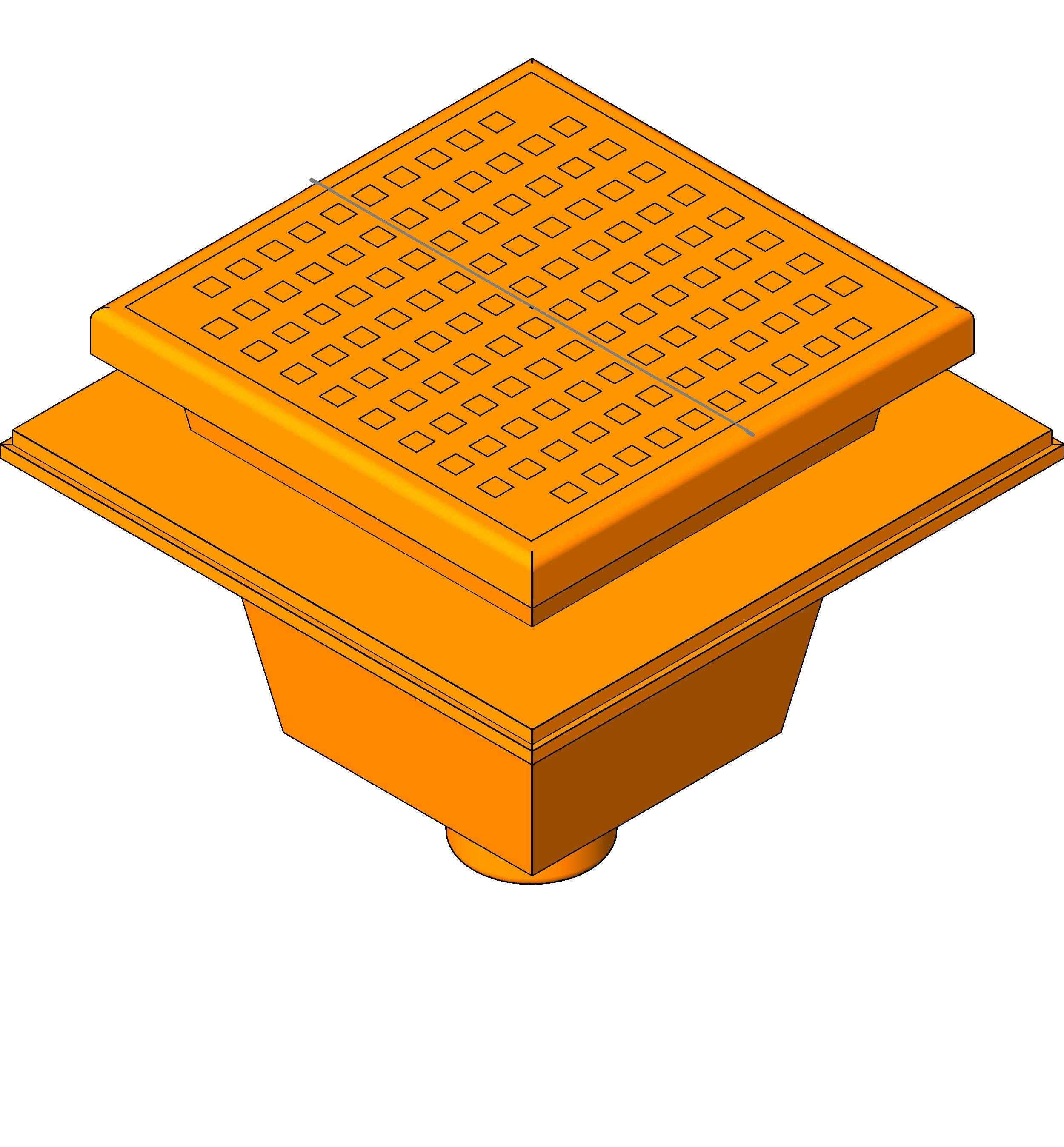 Sanitary Floor Drain 4 revit family free download