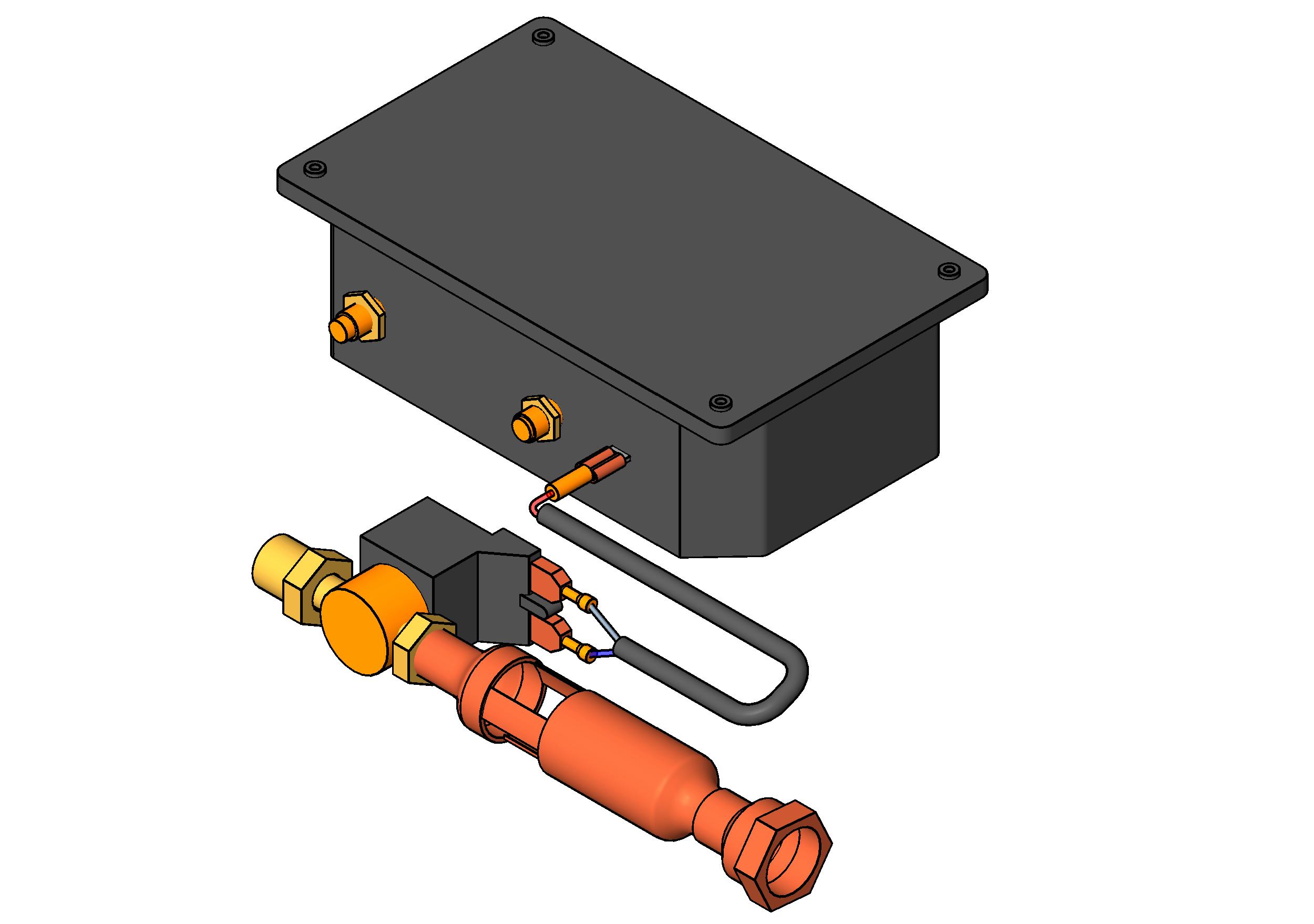 Trap Primer Electronic Mini Prime .5IN Inlet 115V revit family free download