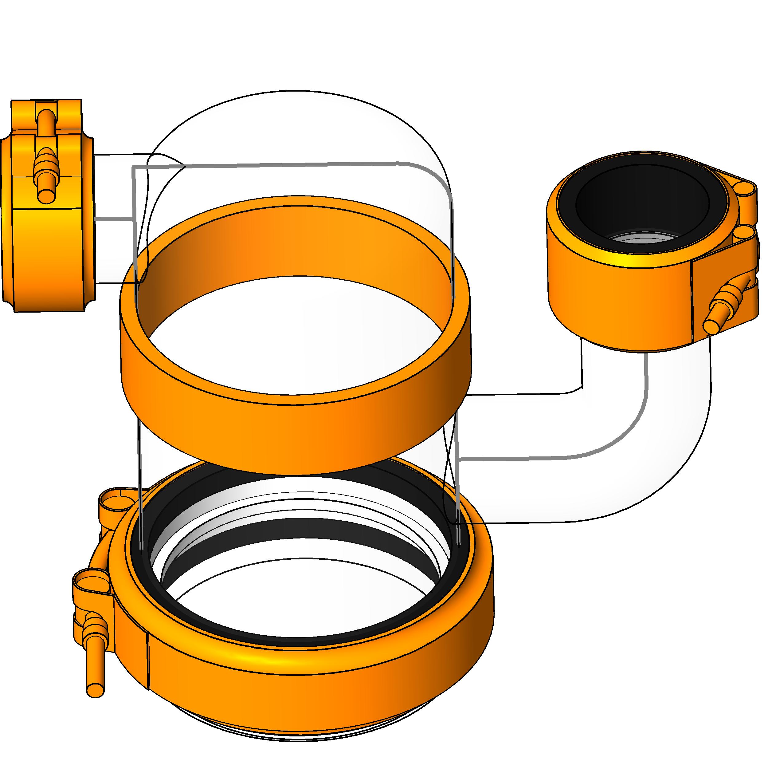 Interceptor Trap with Coupling revit family free download