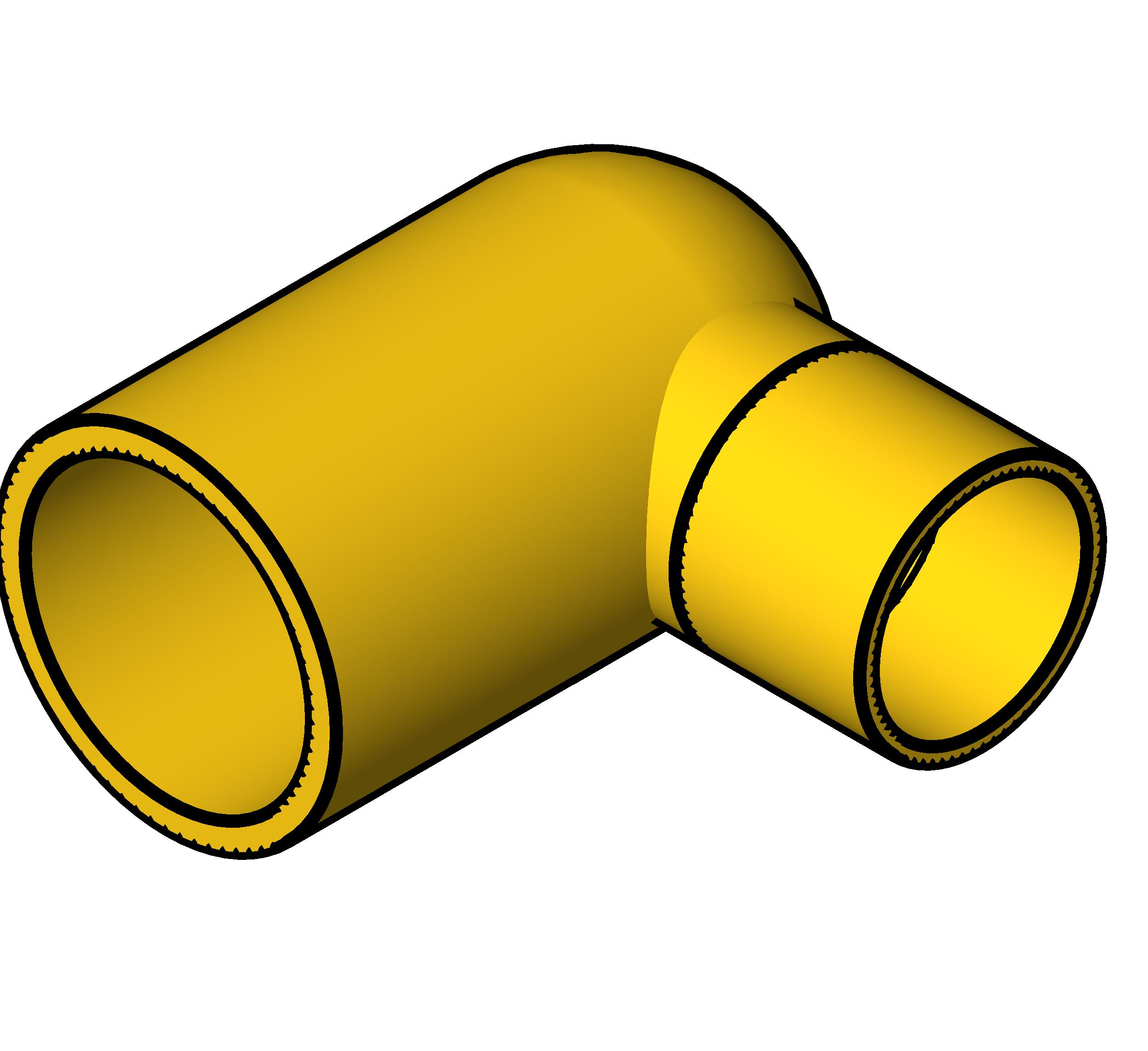 Pipe Fitting 90 Degree Elbow Reducing CPVC revit family free download