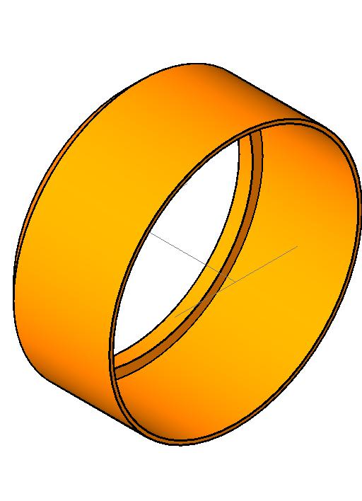 Pipe Fitting Adapter ABS revit family free download