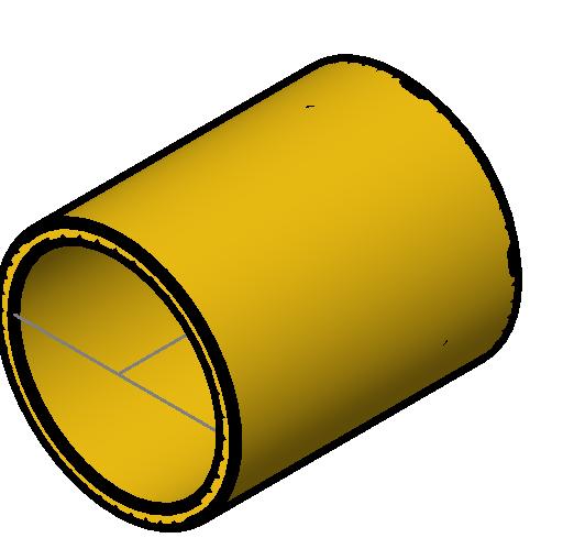 Pipe Fitting Cap CPVC 2 revit family free download