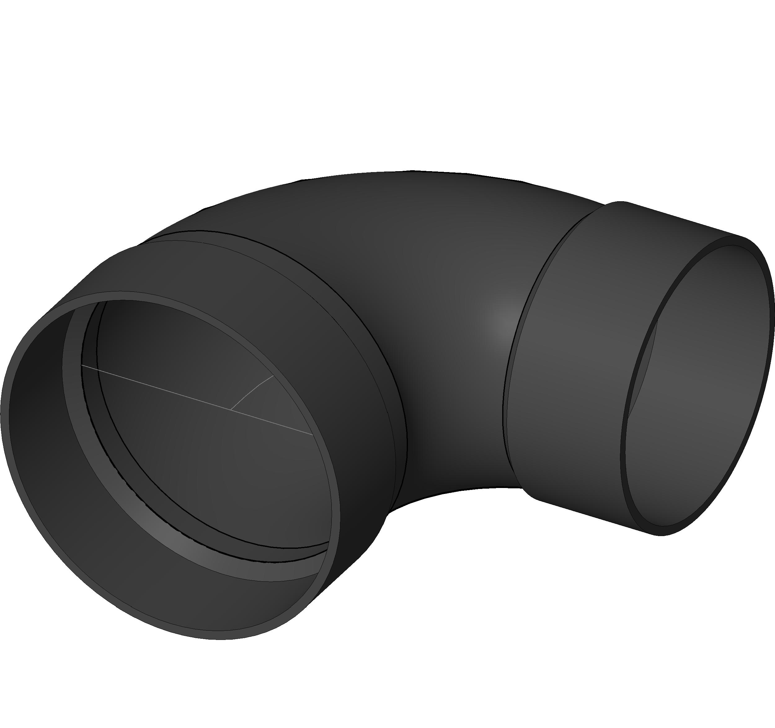 Pipe Fitting Closet Bend Reducing ABS revit family free download