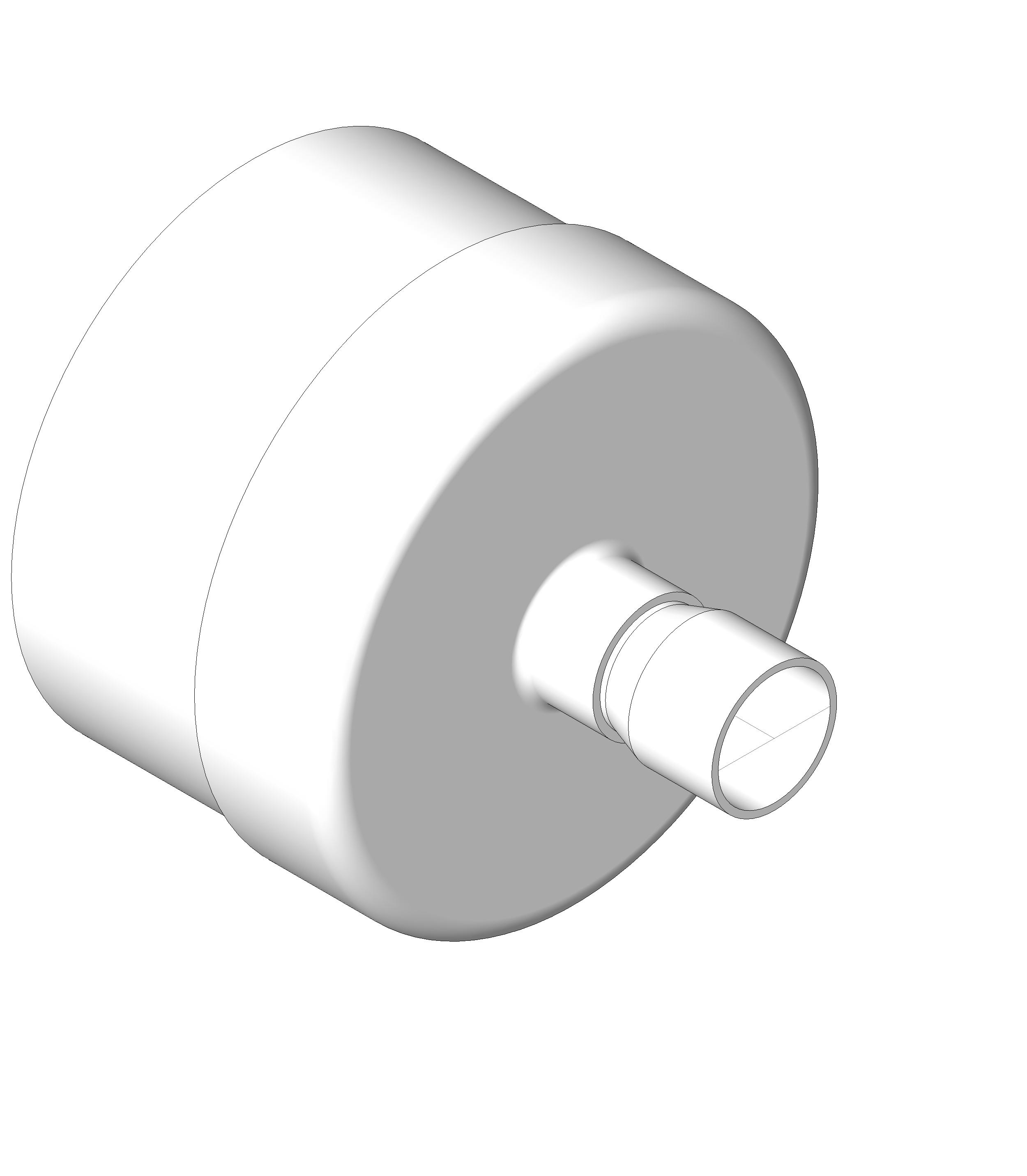 Pipe Fitting Conc Red Bushing PVC P revit family free download