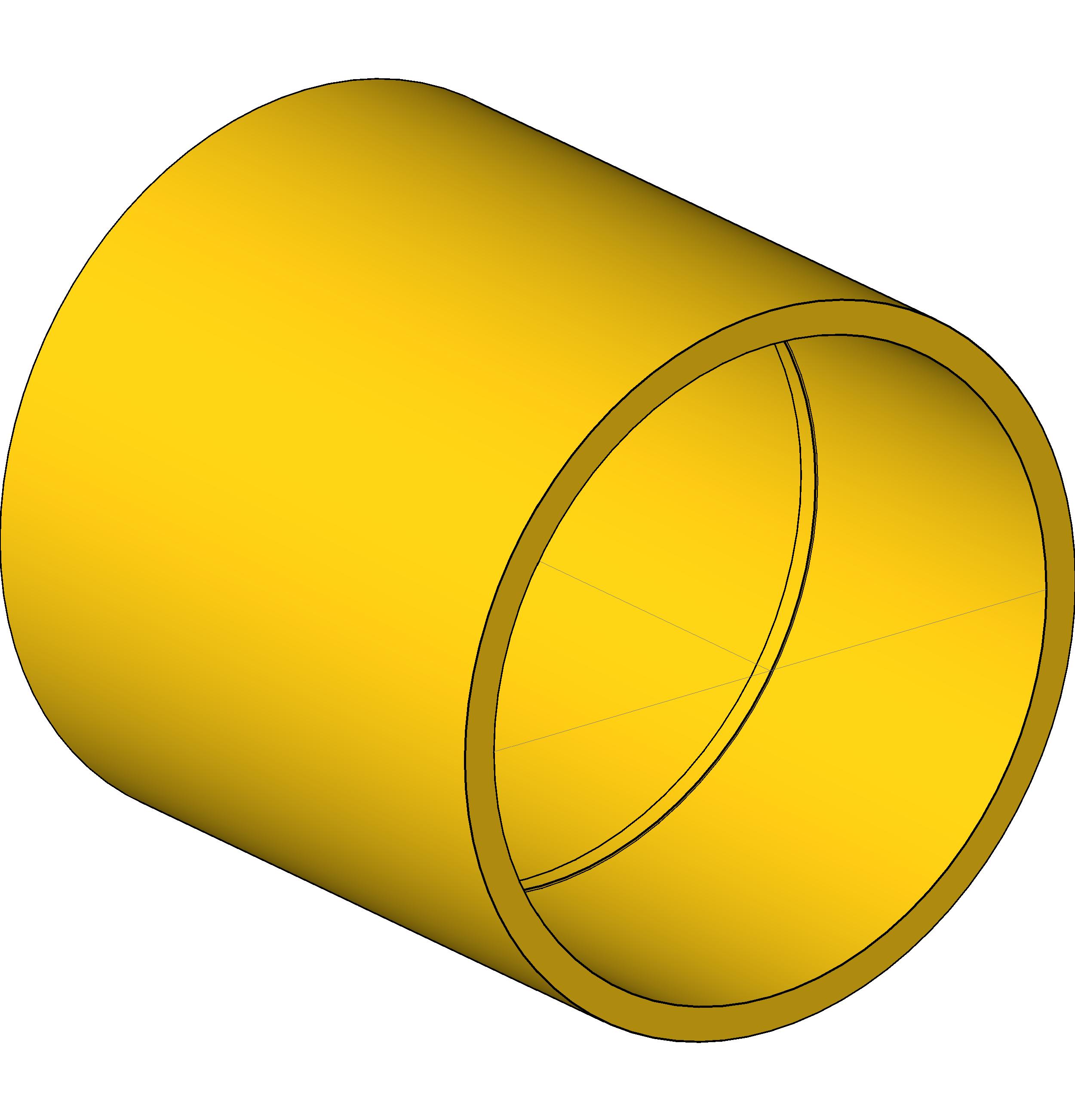 Pipe Fitting Coupling CPVC revit family free download