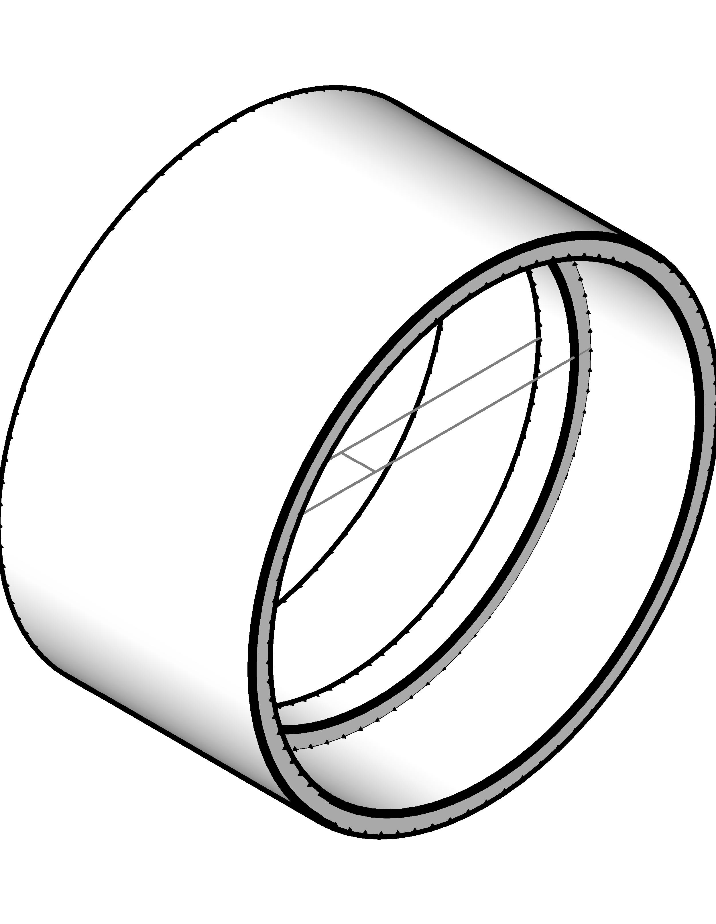 Pipe Fitting Coupling PVC revit family free download