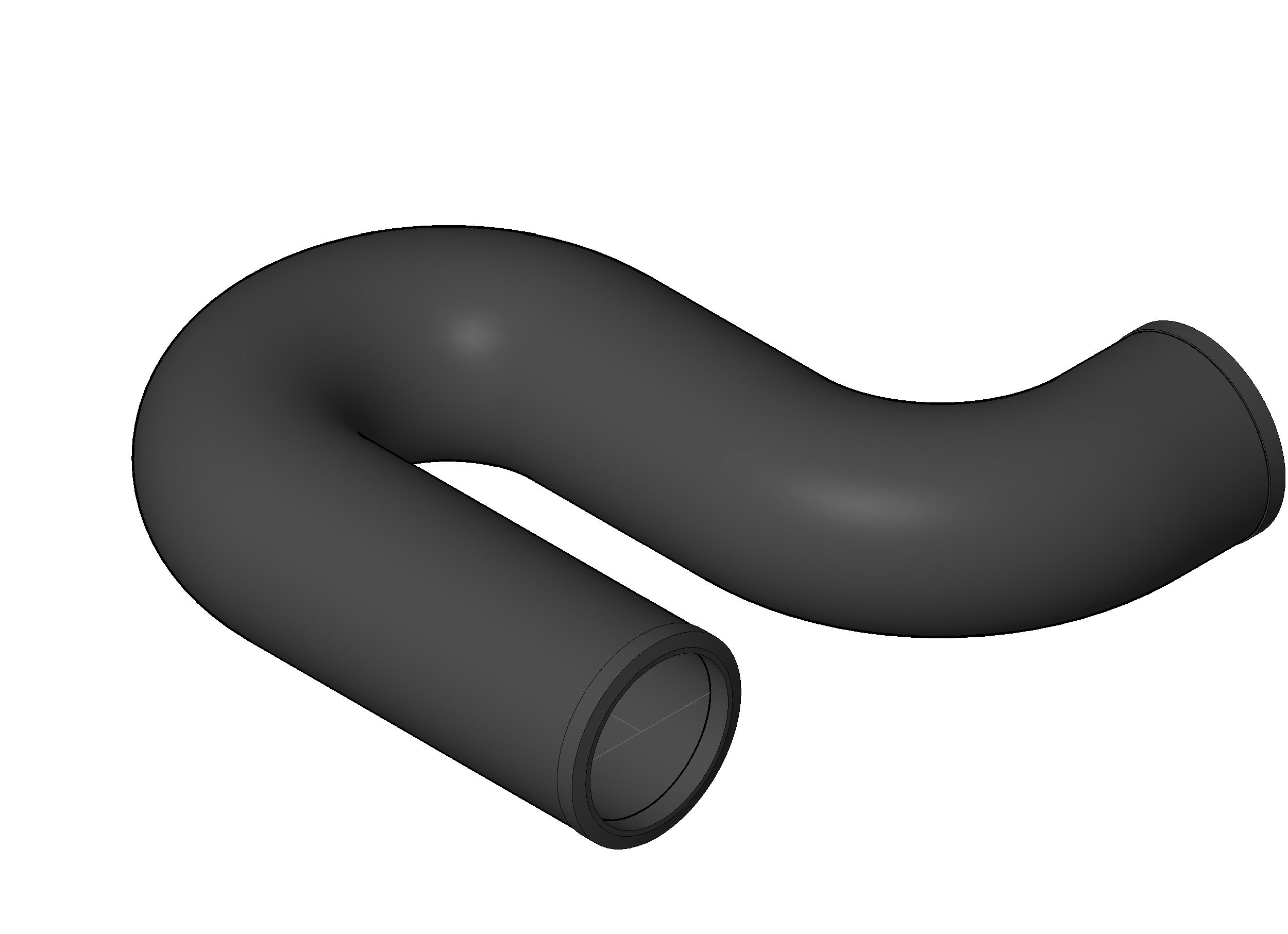 Pipe Fitting Deep Seal P Trap Cast Iron revit family free download