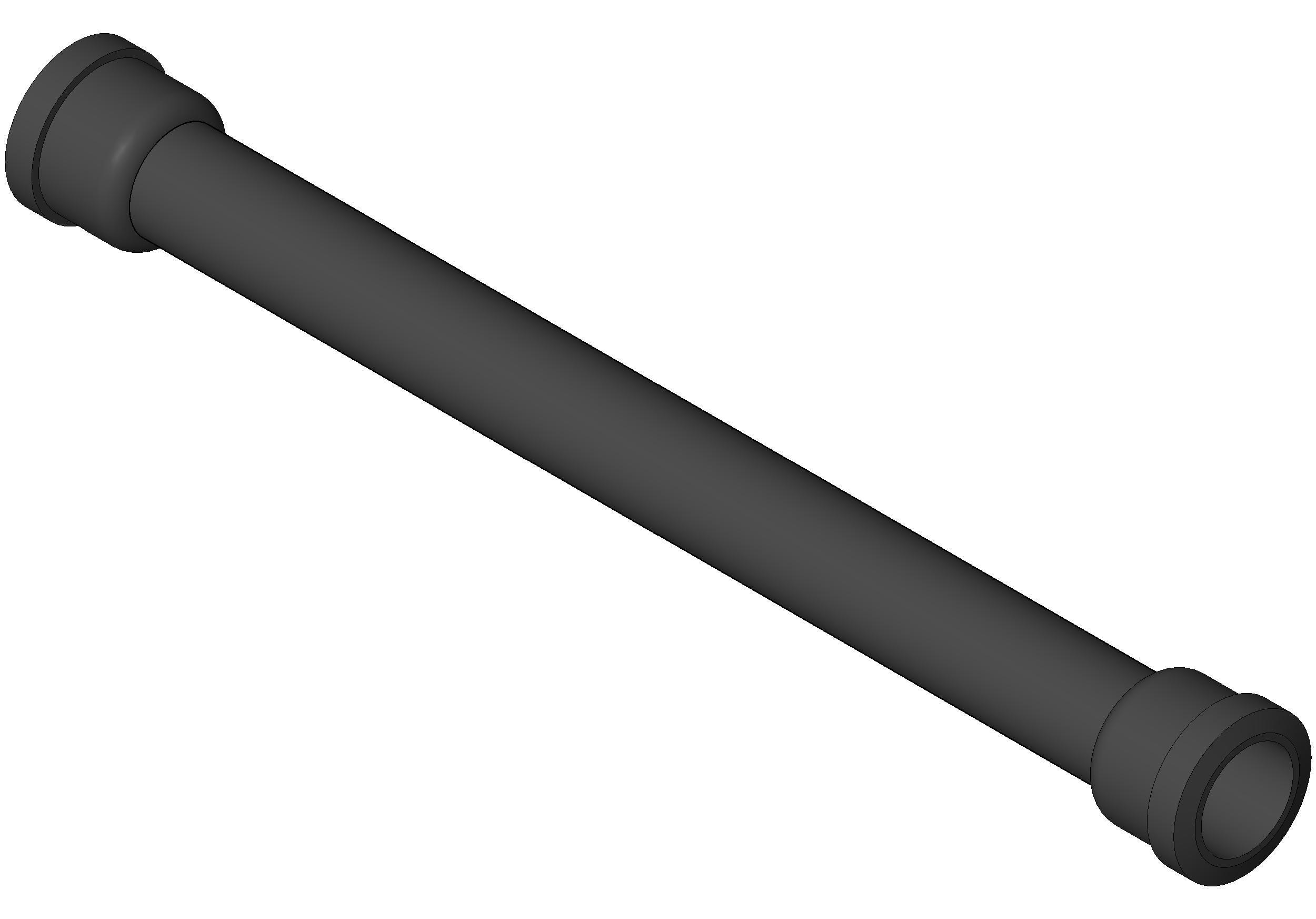 Pipe Fitting Double Hub Cast Iron 2 revit family free download