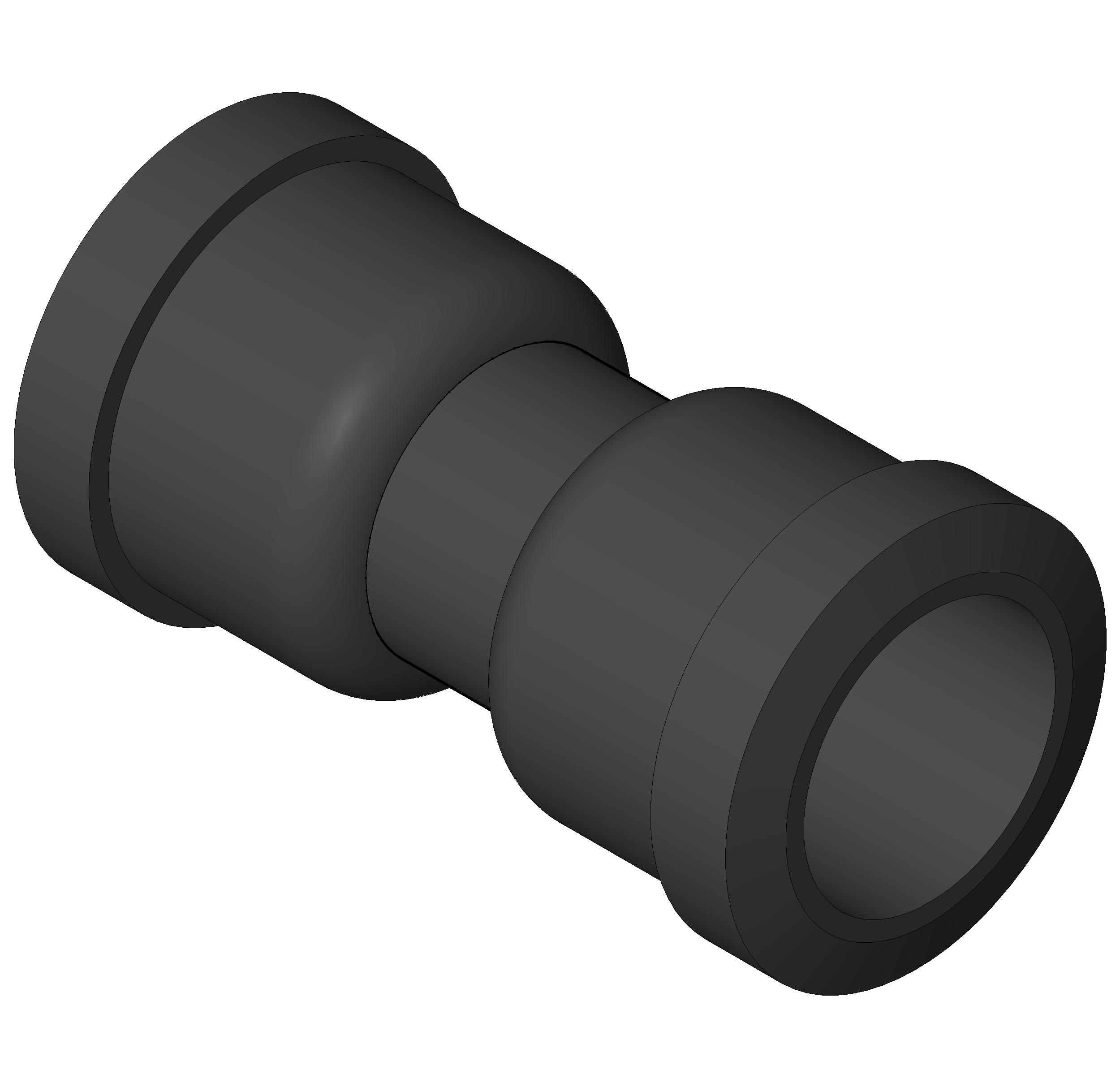 Pipe Fitting Double Hub Fitting Cast Iron revit family free download