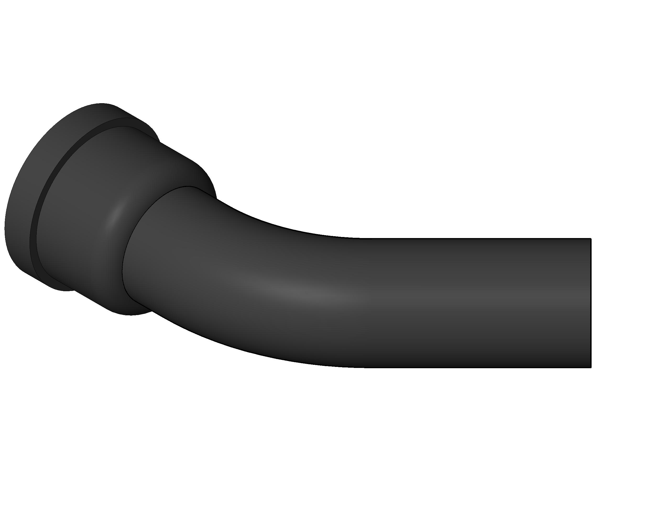 Pipe Fitting Eight Bend Cast Iron revit family free download