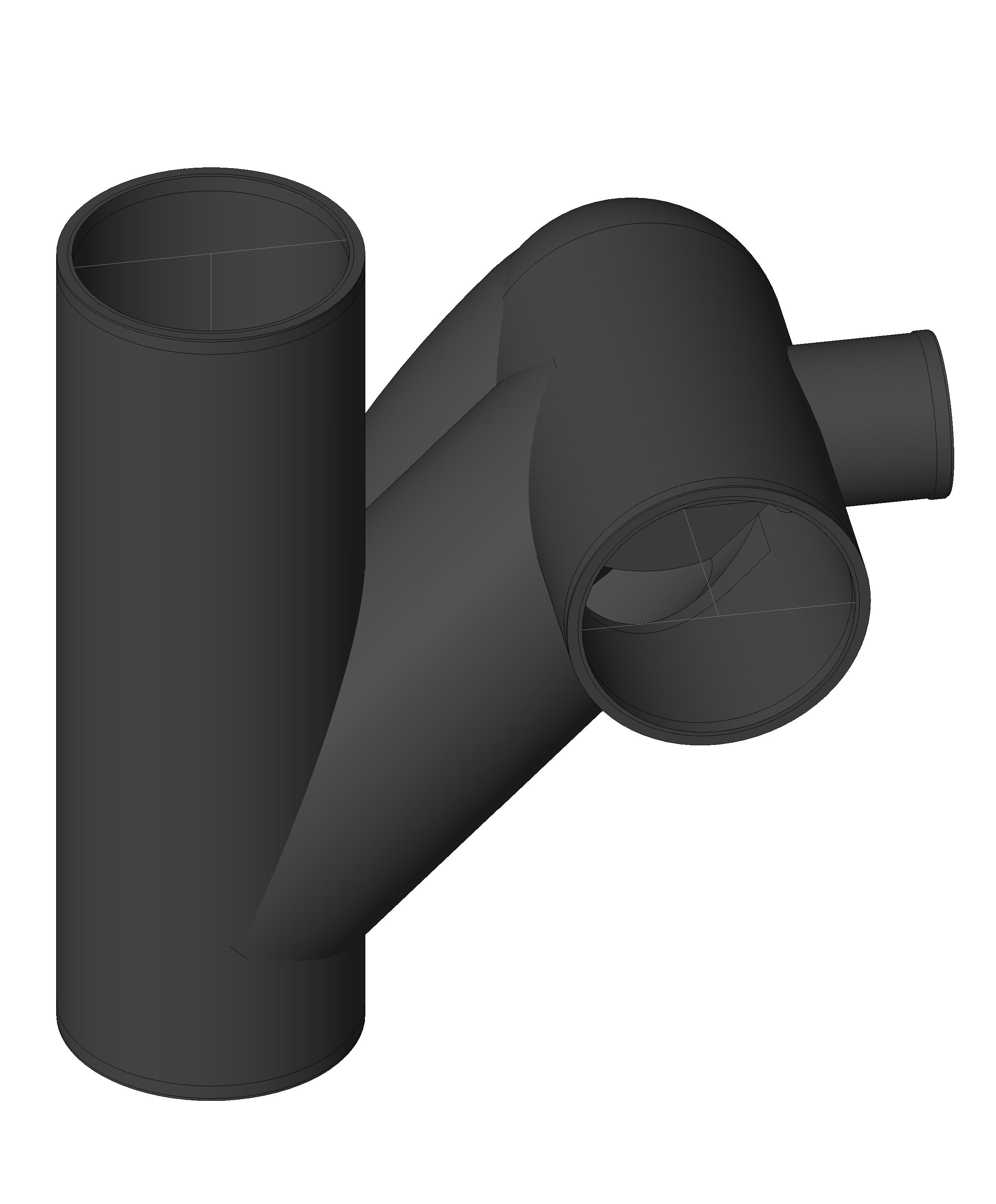 Pipe Fitting Figure Eight Right Cast Iron revit family free download