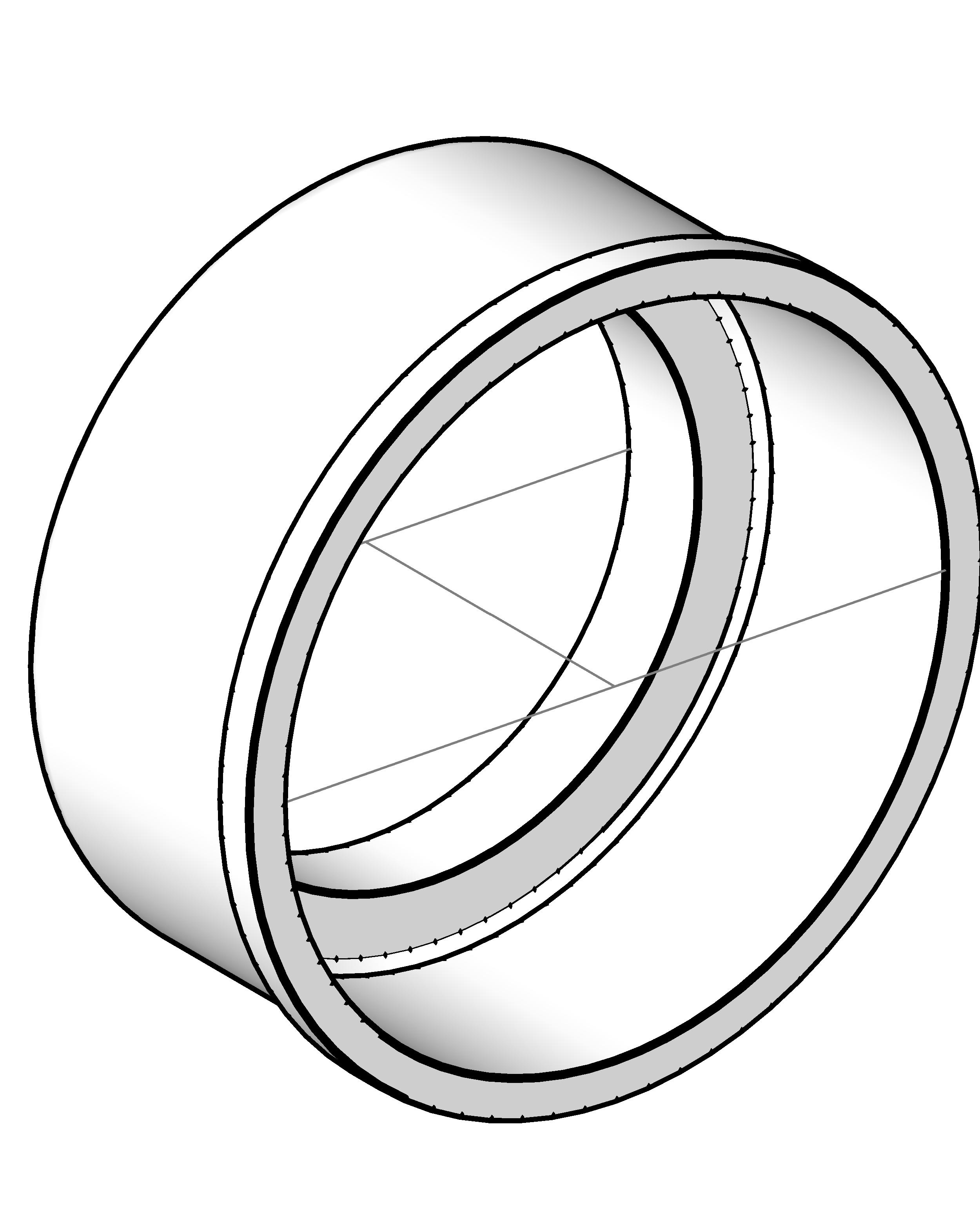Pipe Fitting Flush Blushing Cleanout Adapter PVC revit family free download