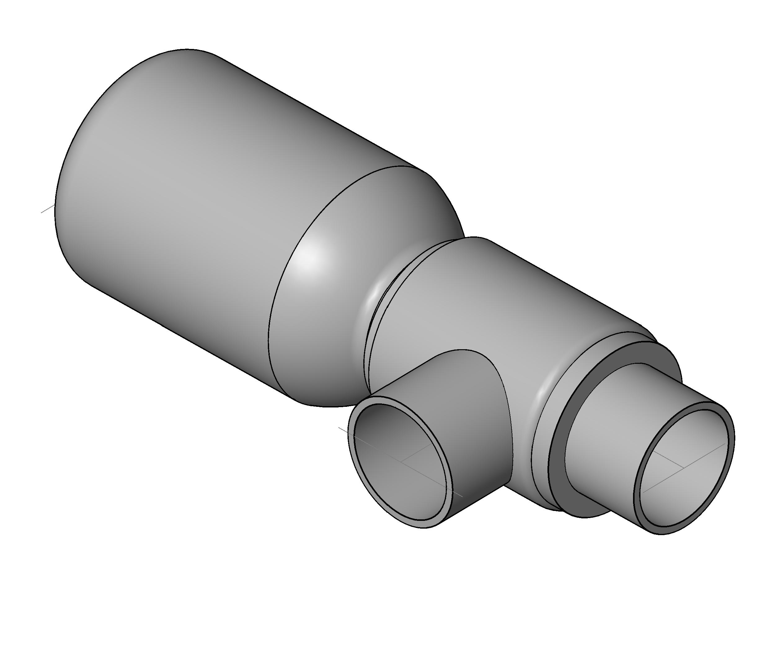 Pipe Fitting Jar Trap CPVC revit family free download