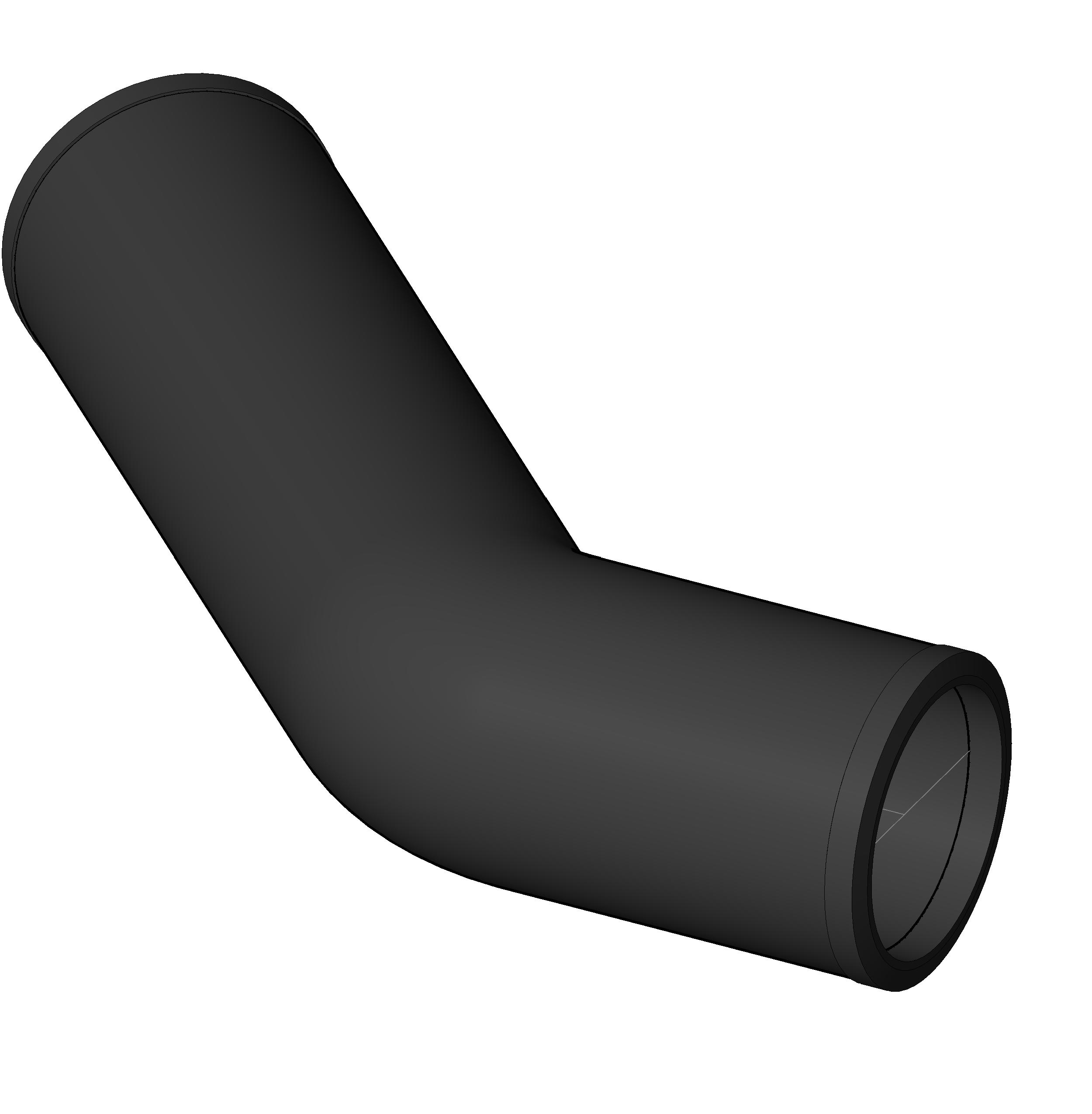 Pipe Fitting Long Eight bend Cast Iron revit family free download