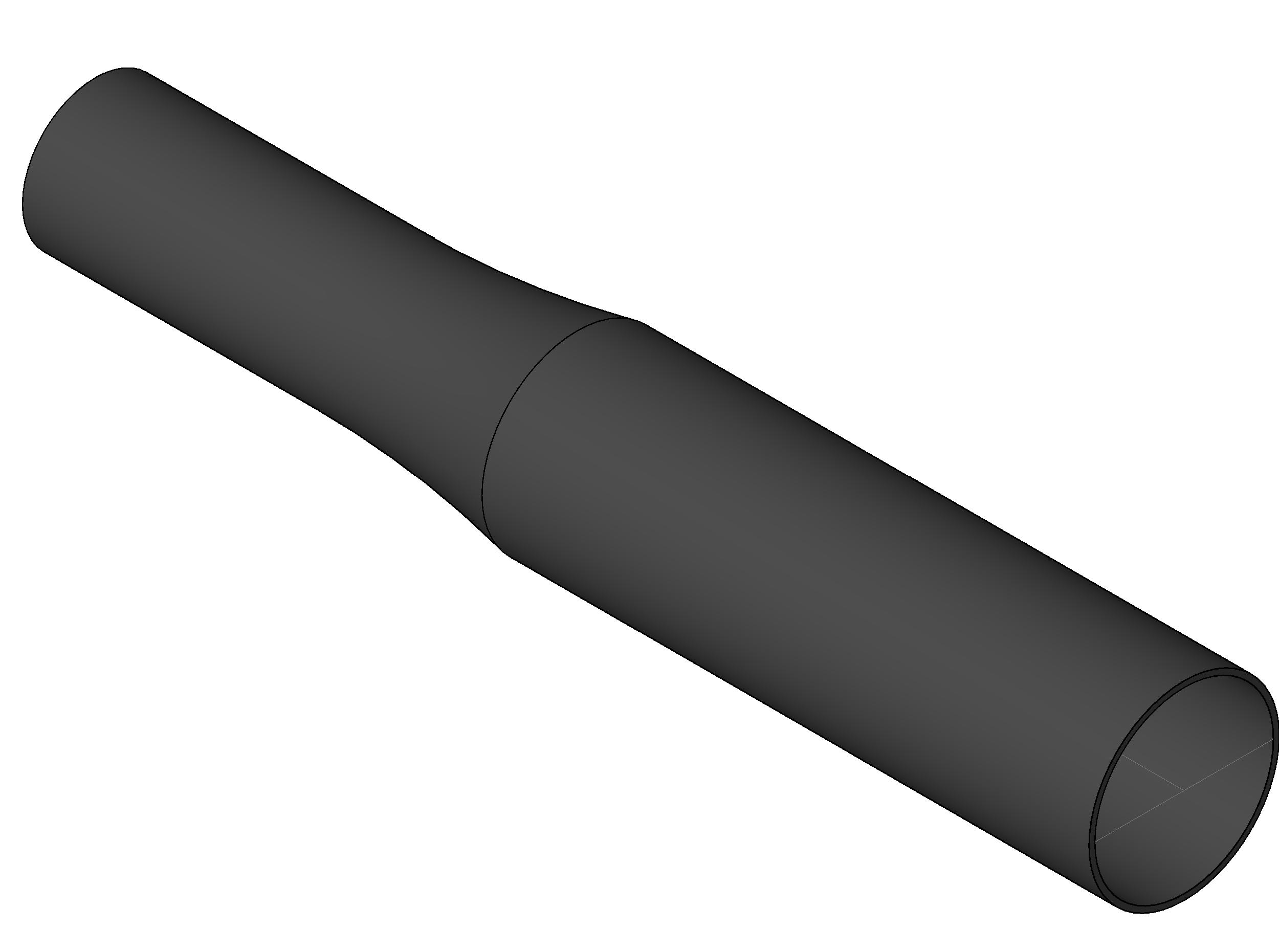 Pipe Fitting Long Plain Increaser Cast Iron revit family free download
