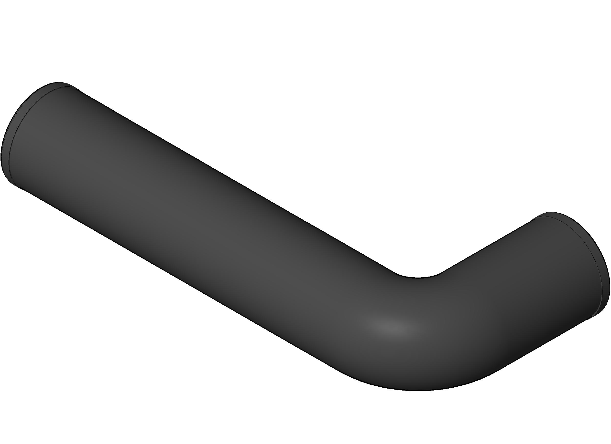 Pipe Fitting Long Quarter Bend Cast Iron 2 revit family free download