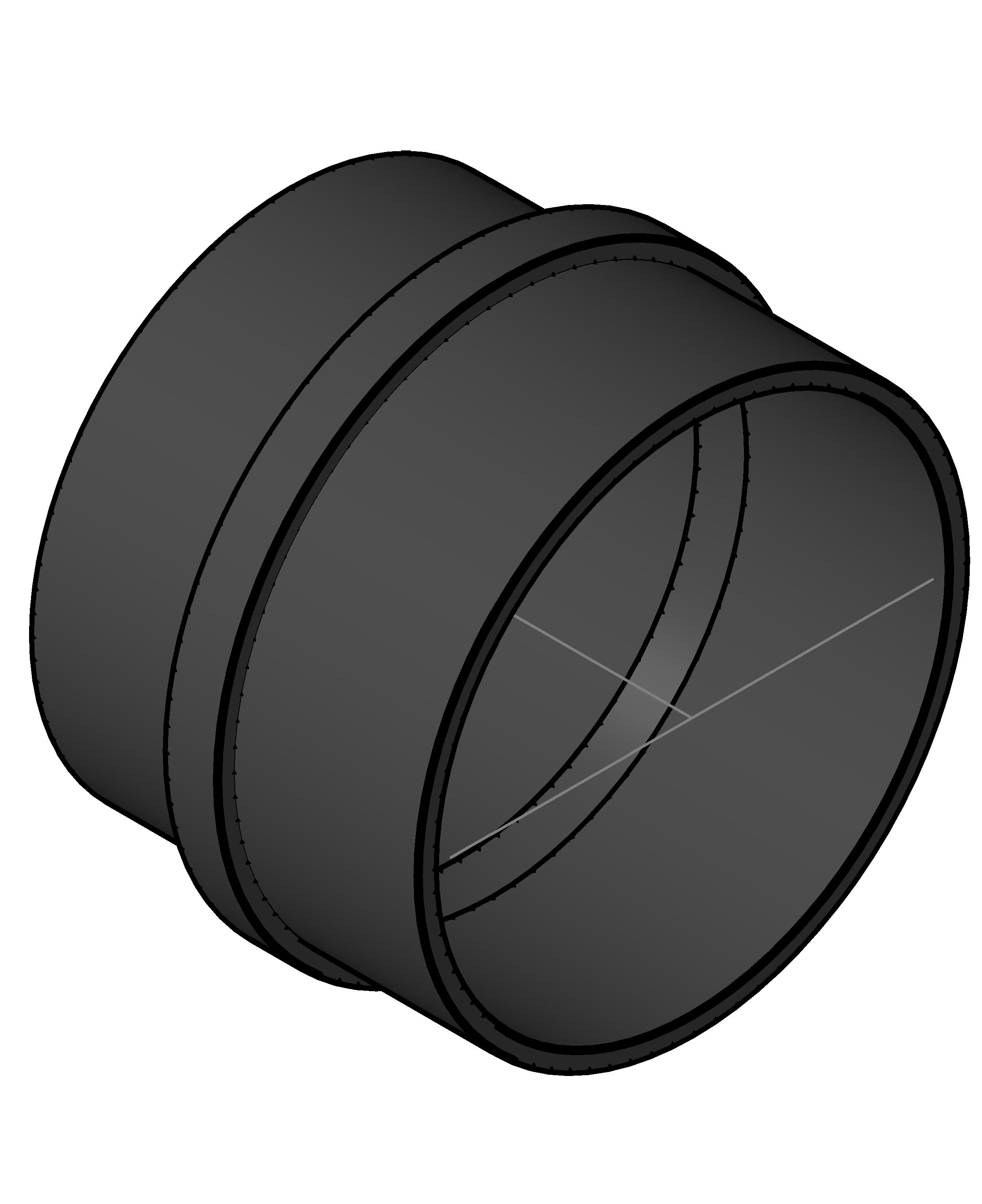 Pipe Fitting Male Adapter ABS revit family free download