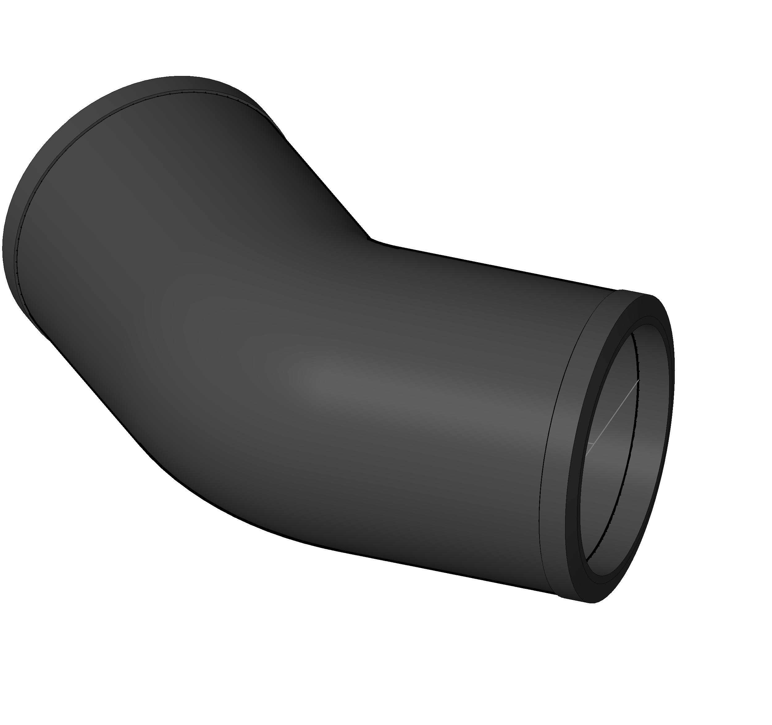 Pipe Fitting NH Bend Cast Iron revit family free download