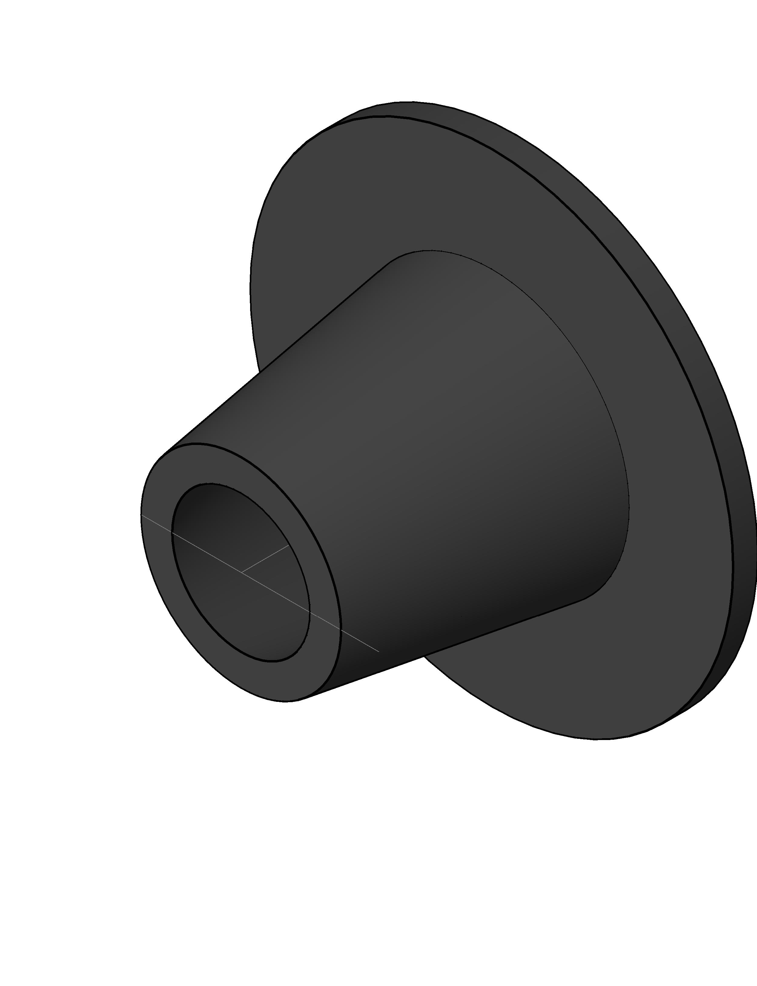 Pipe Fitting Notched Slanted Closet Collar Cast Iron revit family free download