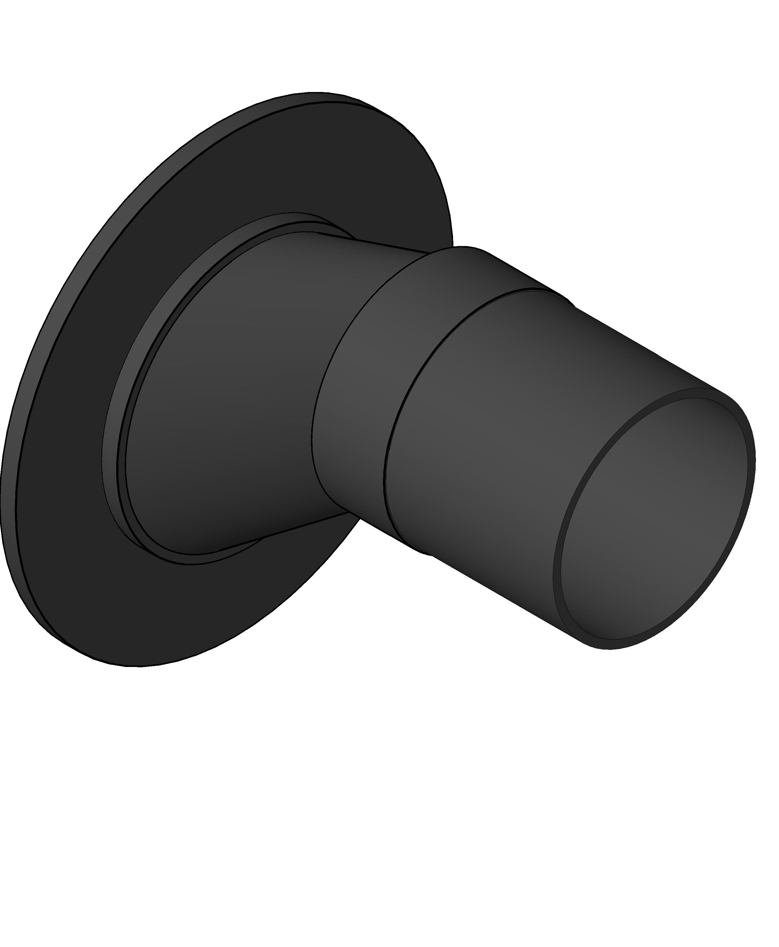 Pipe Fitting Offset Closet Flange Adjustable ABS revit family free download