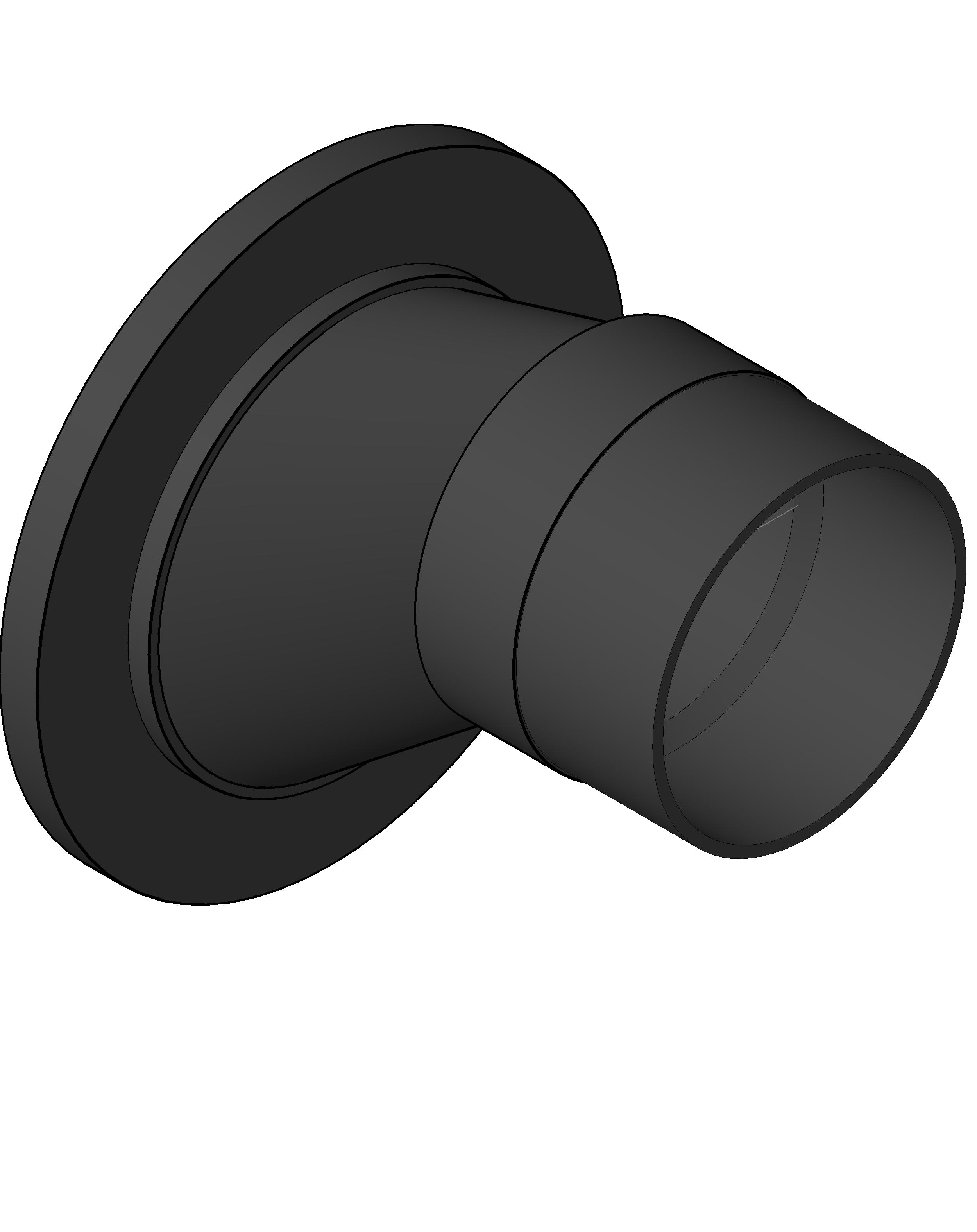 Pipe Fitting Offset Closet Flange Adjustable ABS P revit family free download