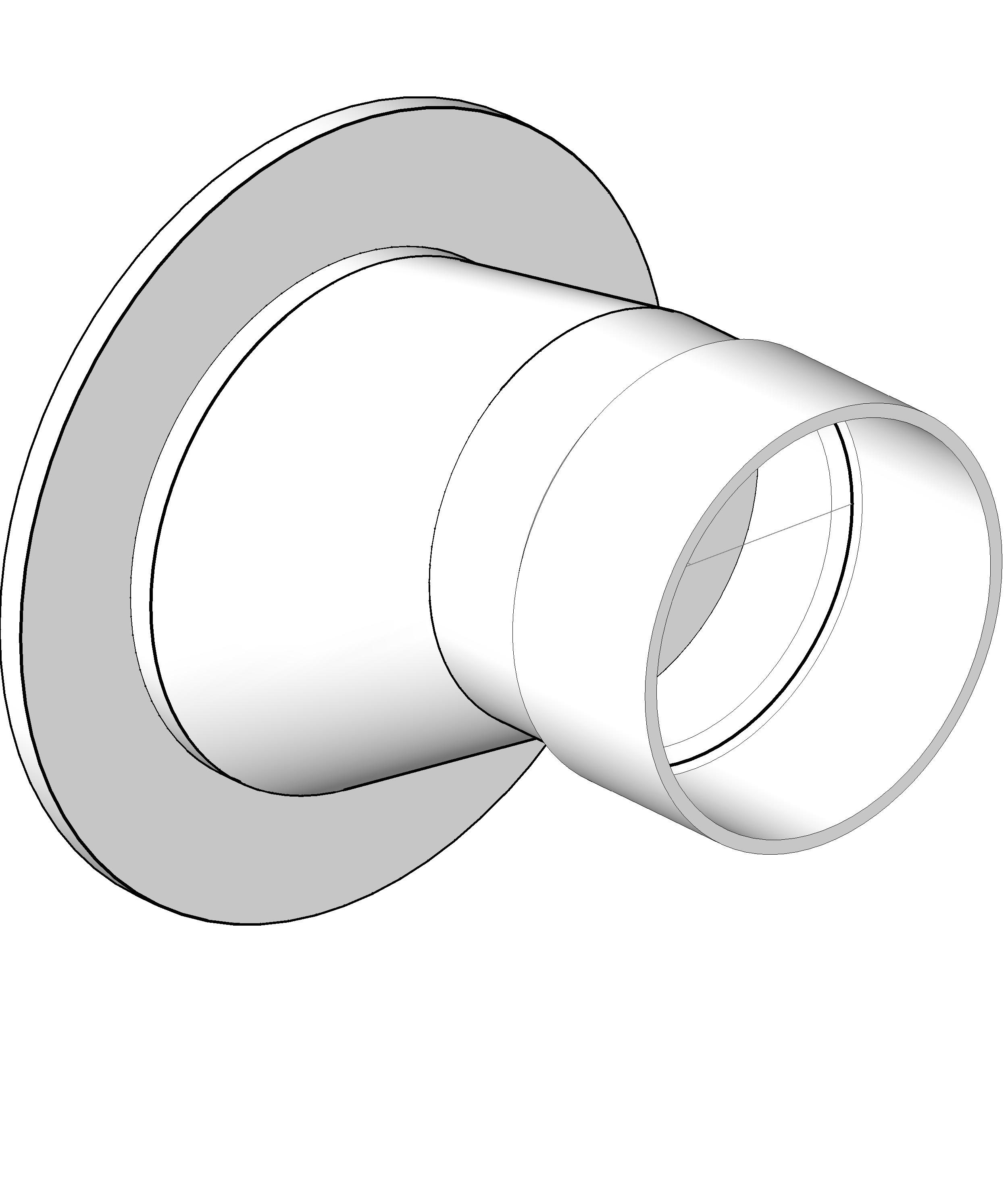 Pipe Fitting Offset Closet Flange Adjustable PVC revit family free download