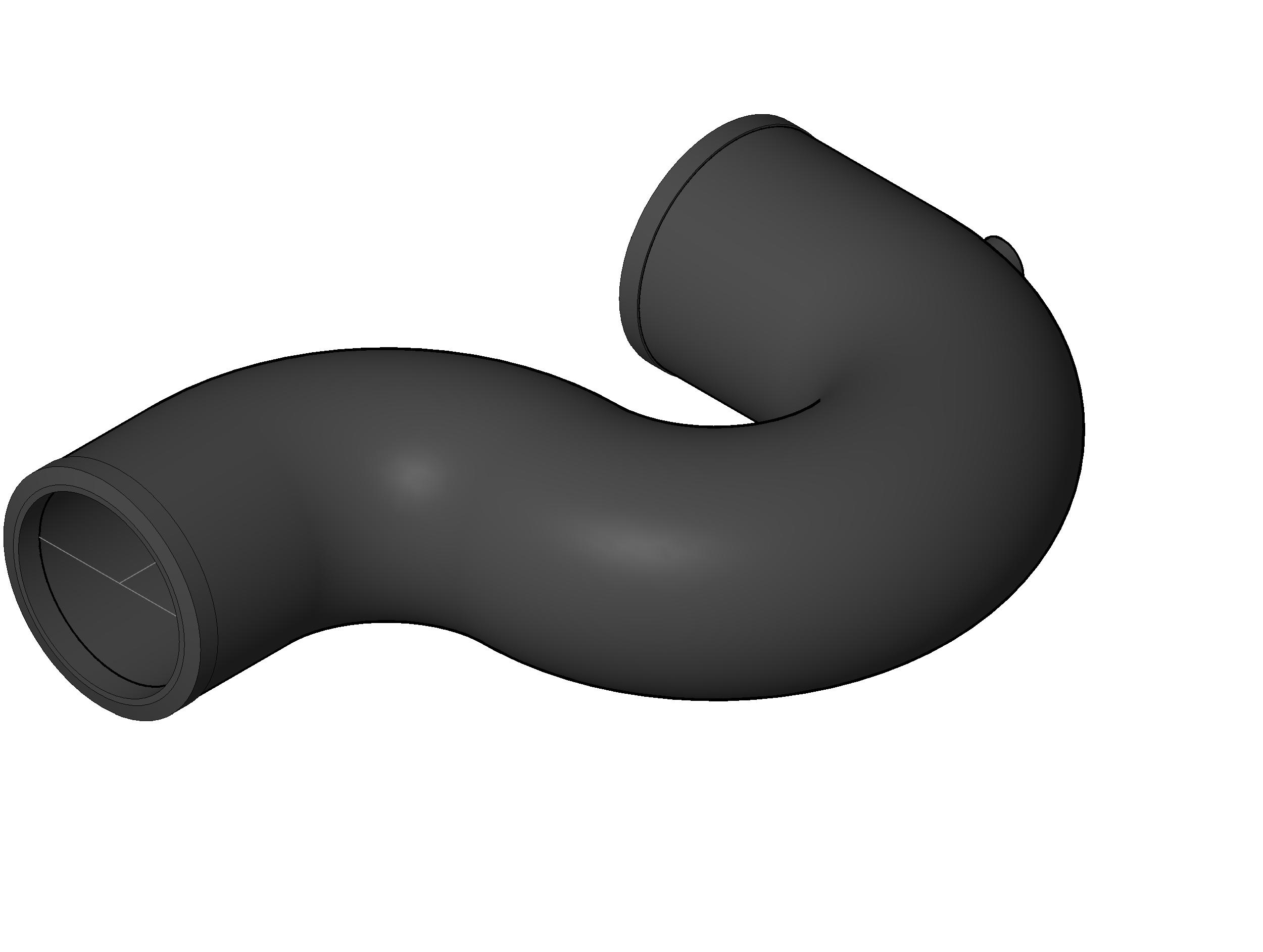 Pipe Fitting P Trap 1 2in Tap Heel Cast Iron revit family free download