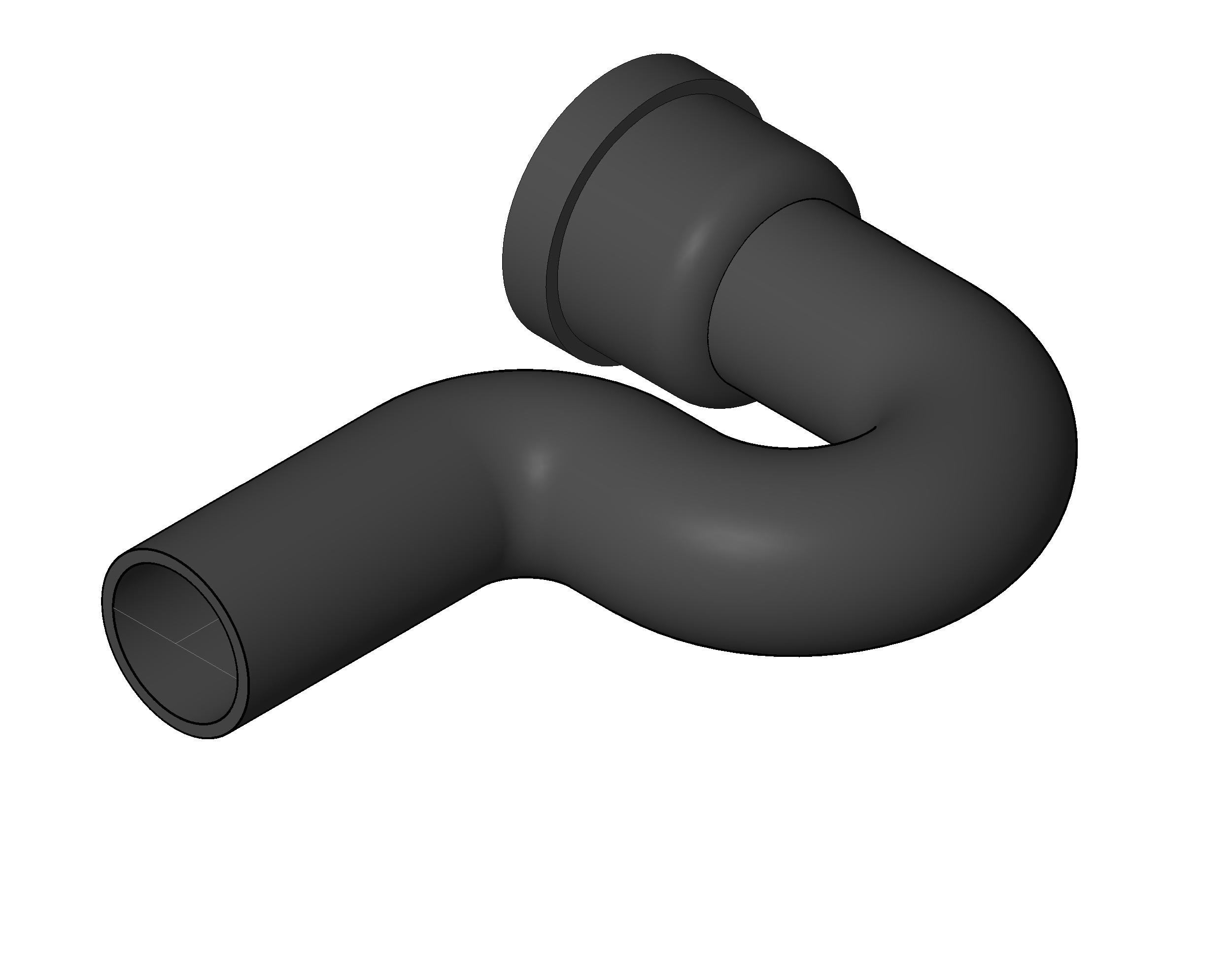 Pipe Fitting P Trap Cast Iron 2 revit family free download