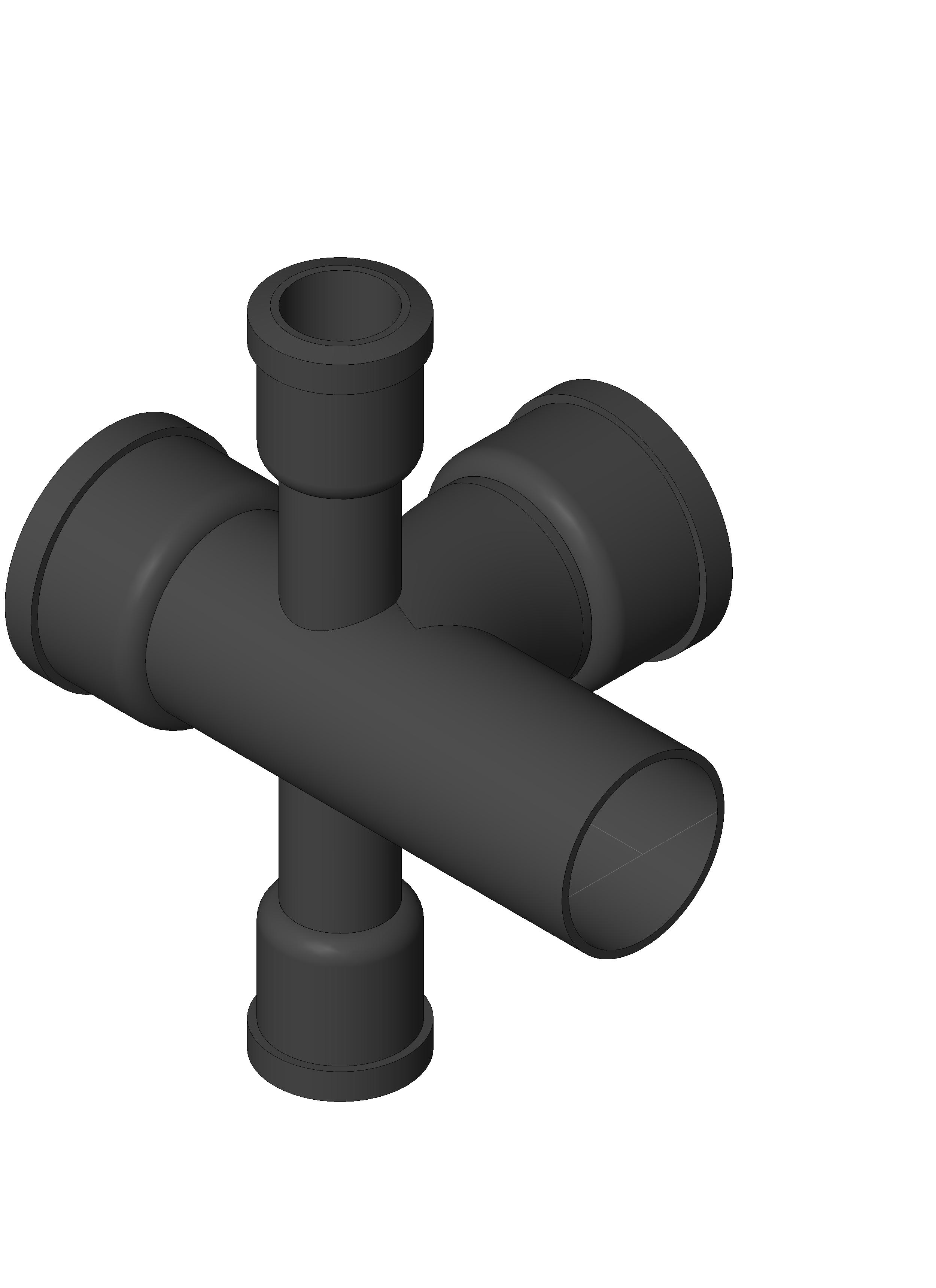 Pipe Fitting Sanitary Tee RH LH Side Tap Cast Iron revit family free download