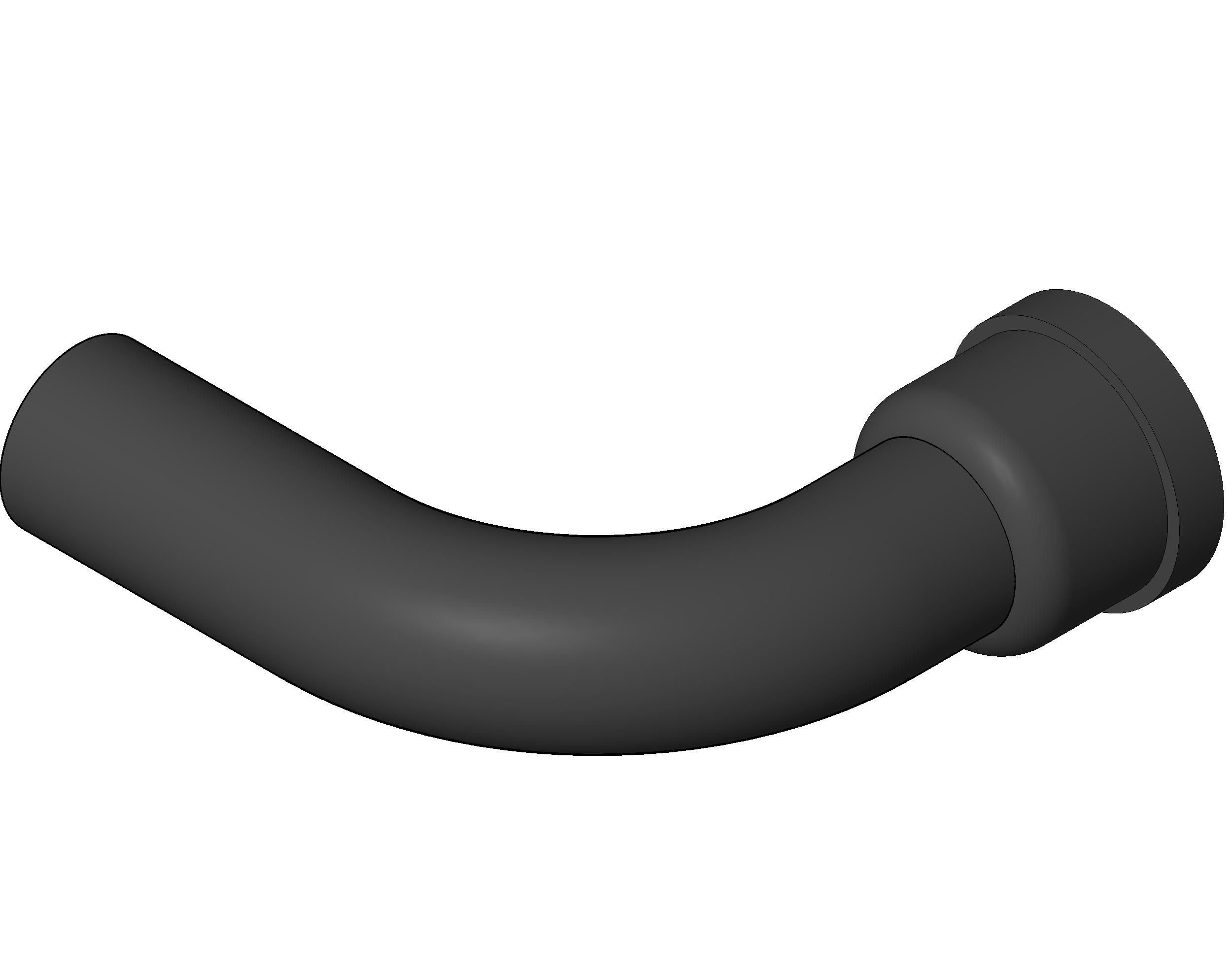 Pipe Fitting Short Sweep Bend Cast Iron revit family free download