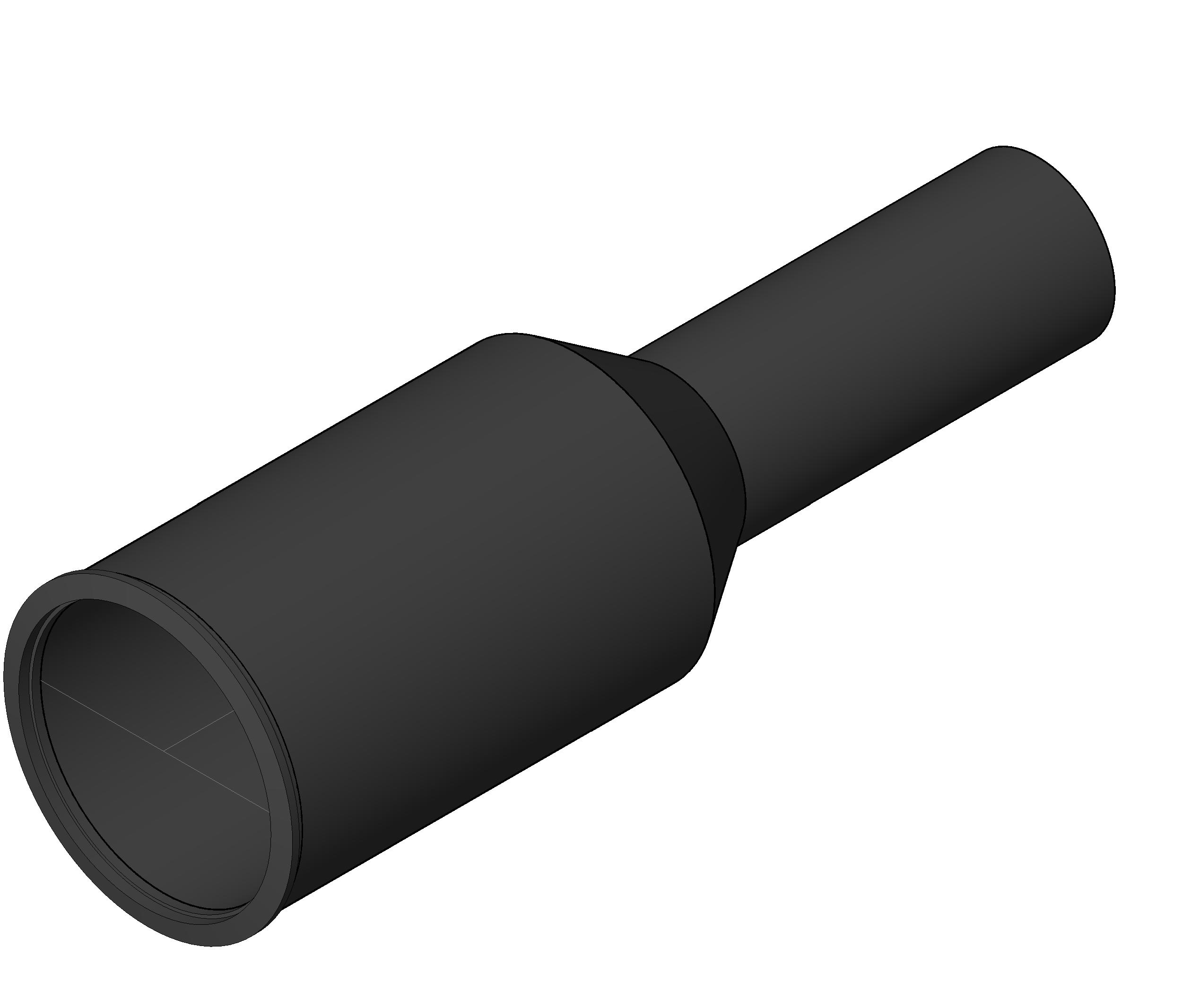 Pipe Fitting Sission Insertable Joint Cast Iron revit family free download