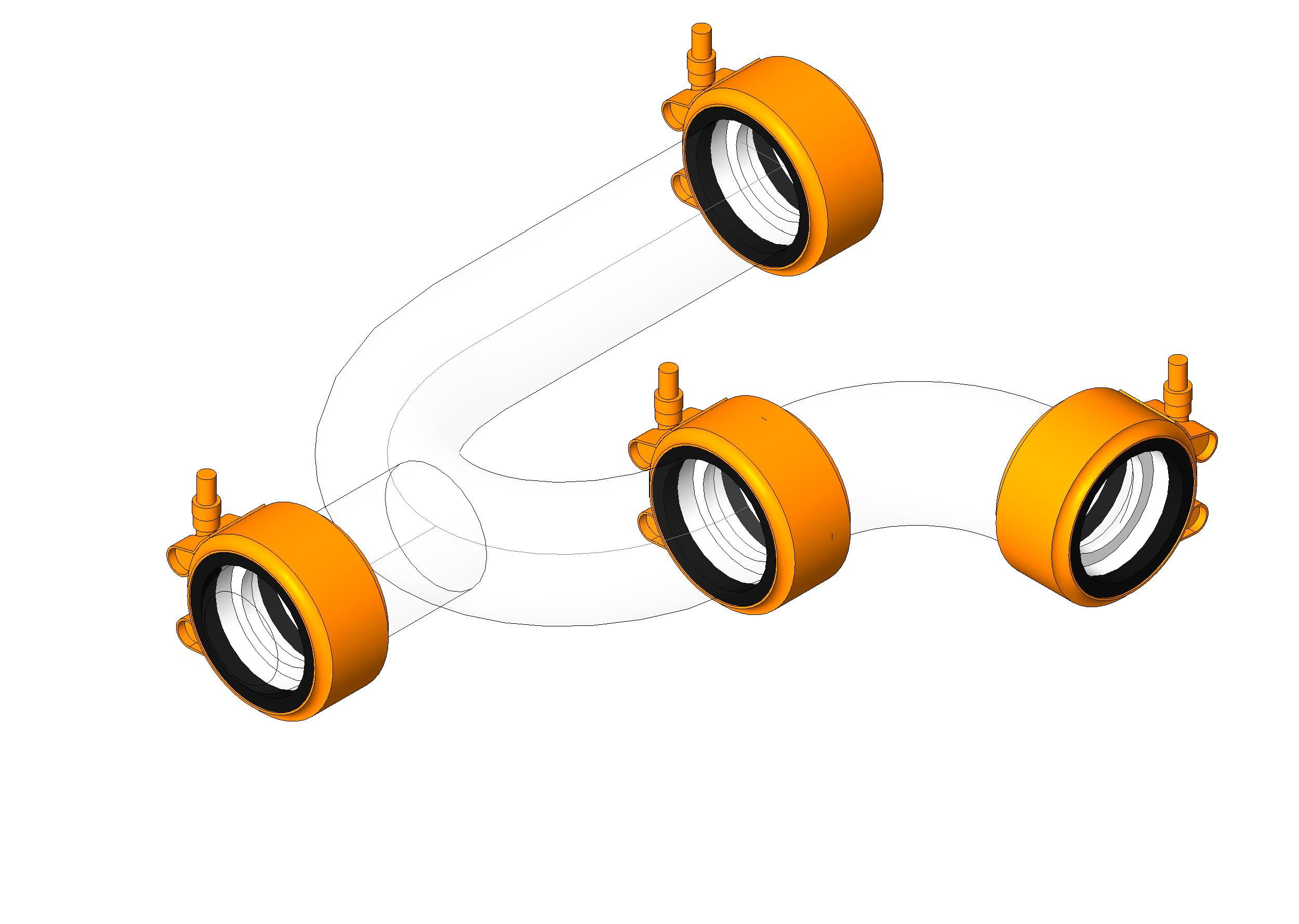 Swivel Trap Type B P Style revit family free download