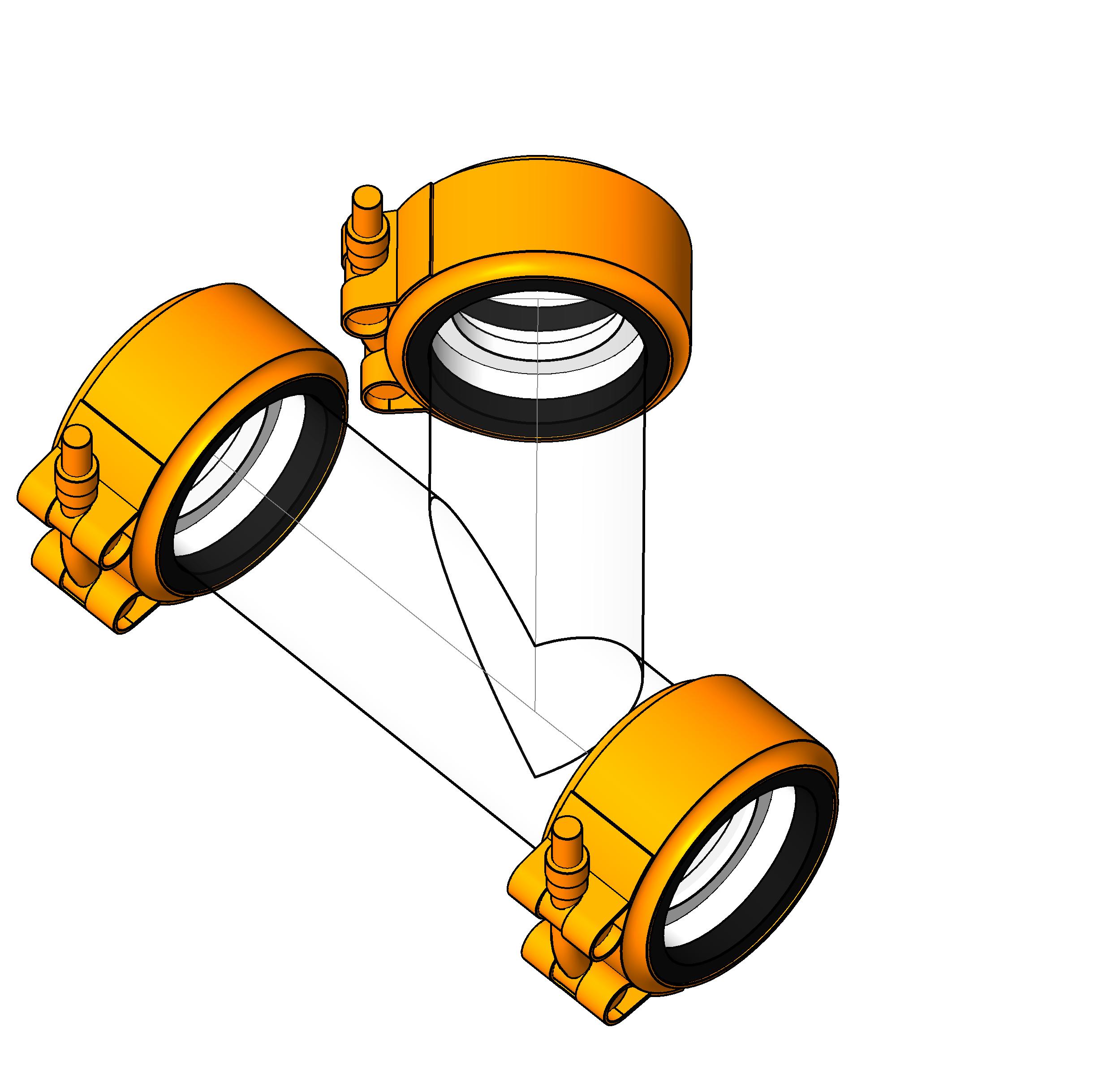 Y Single Drainline revit family free download