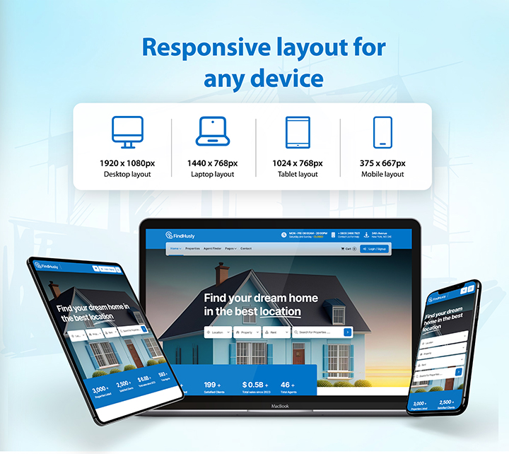 FindHusly - Real Estate Directory Listing HTML Template - 3