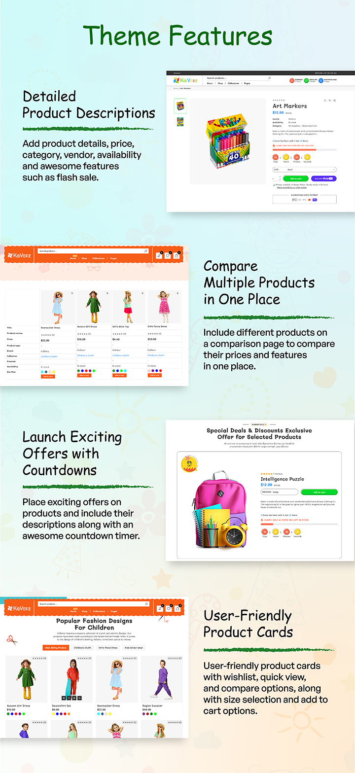 KidVerz - Responsive Shopify kid store Theme - 8