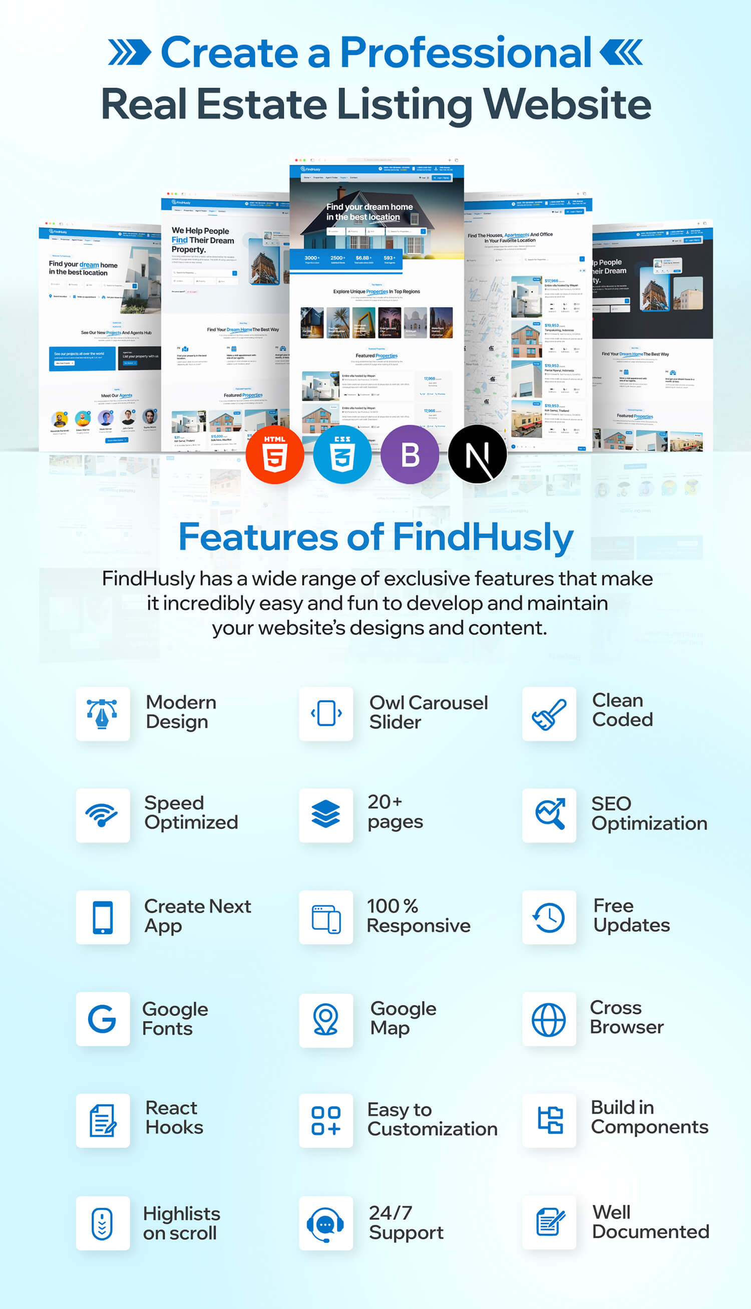 FindHusly - Real Estate Listing React NextJs Template - 2