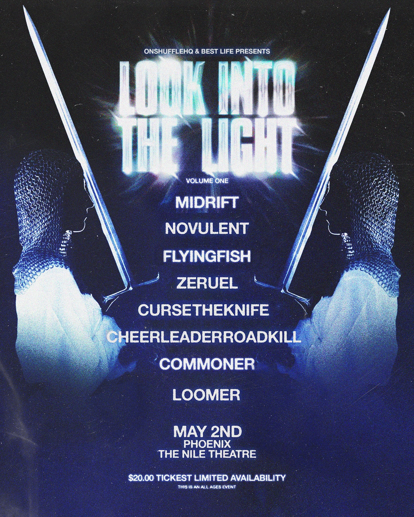 Look Into the Light Vol. 1 flyer