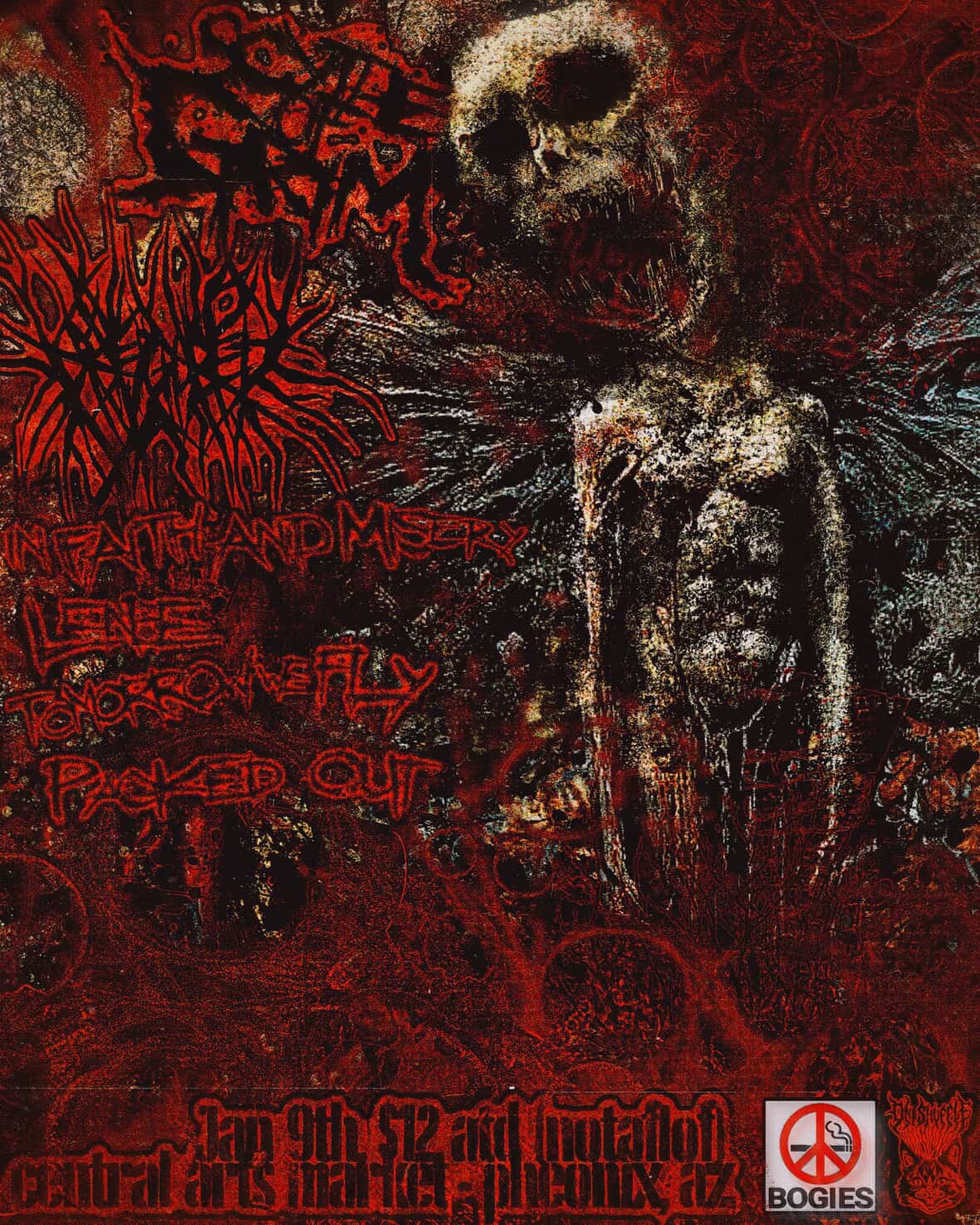SCYTHE OF GRIM & DISFIGURED flyer