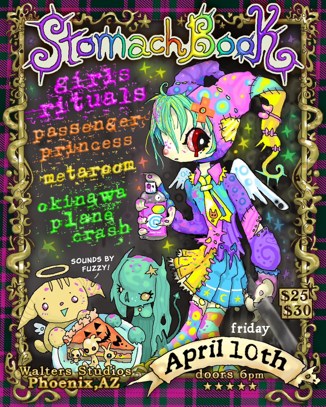 Stomach Book at Walter Studios flyer