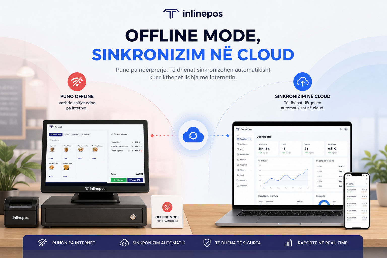 Aplikacion Offline me Sinkronizim për Restorante