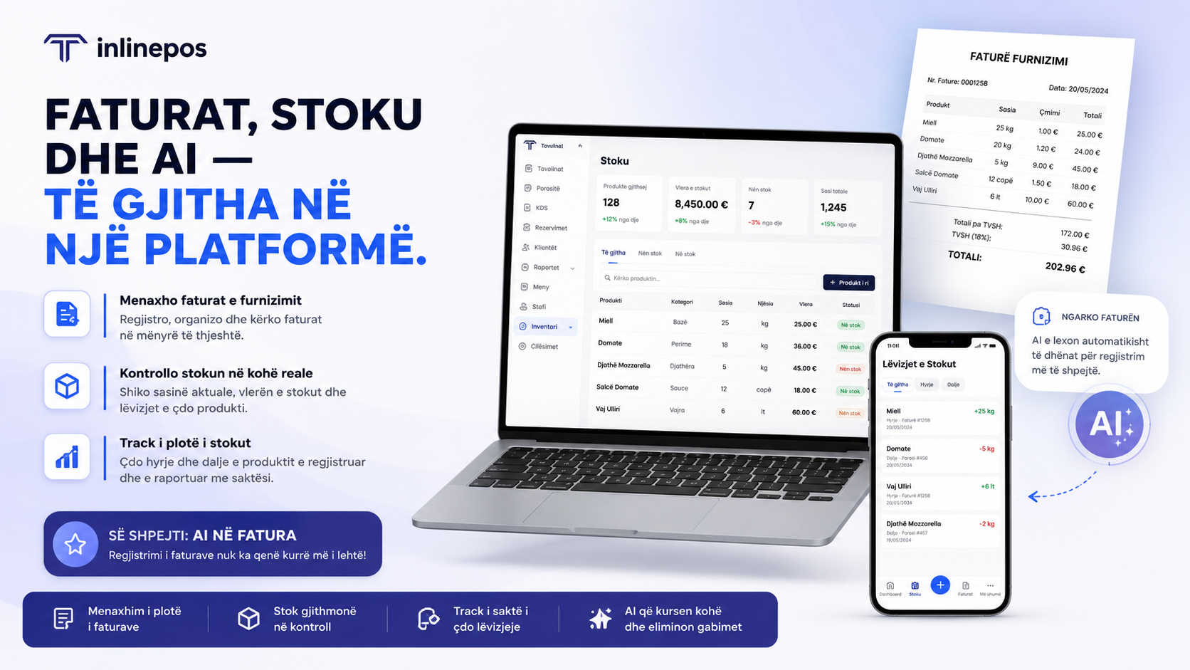 Stoku, Faturat dhe Skanimi me AI: Kontroll më i Lehtë për Restorantin