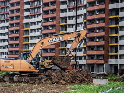 Строительные работы идут полным ходом в городе