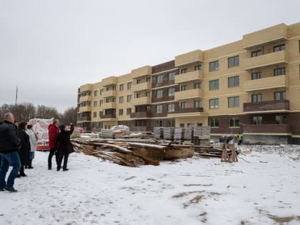 Многоквартирный жилой дом продолжают возводить в Вербилках