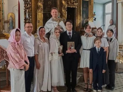 Китайский юноша принял христианство в Дмитрове