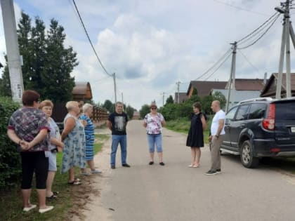 Рабочие выезды в сельские населенные пункты городского округа Воскресенск
