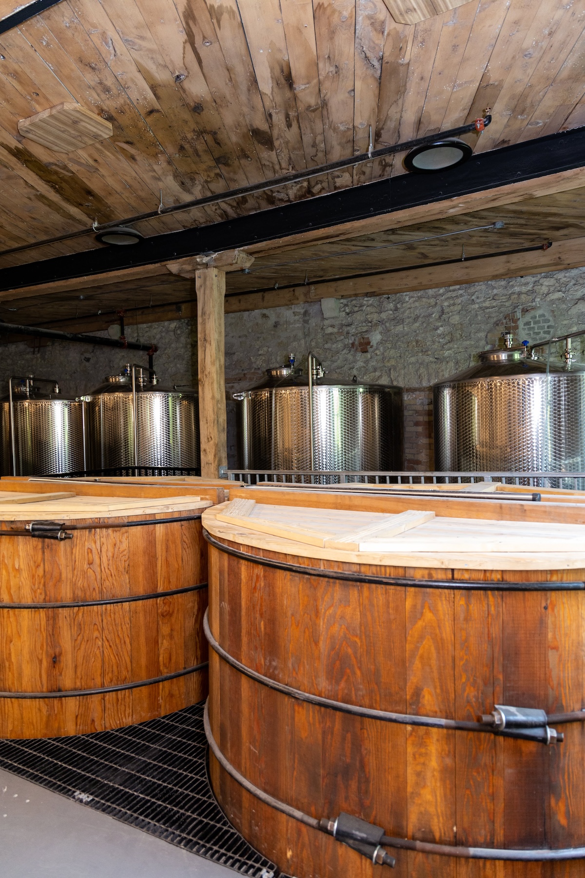 Spring Mill's one-of-a-kind washbacks, made in Scotland from 100% Canadian Douglas Fir.