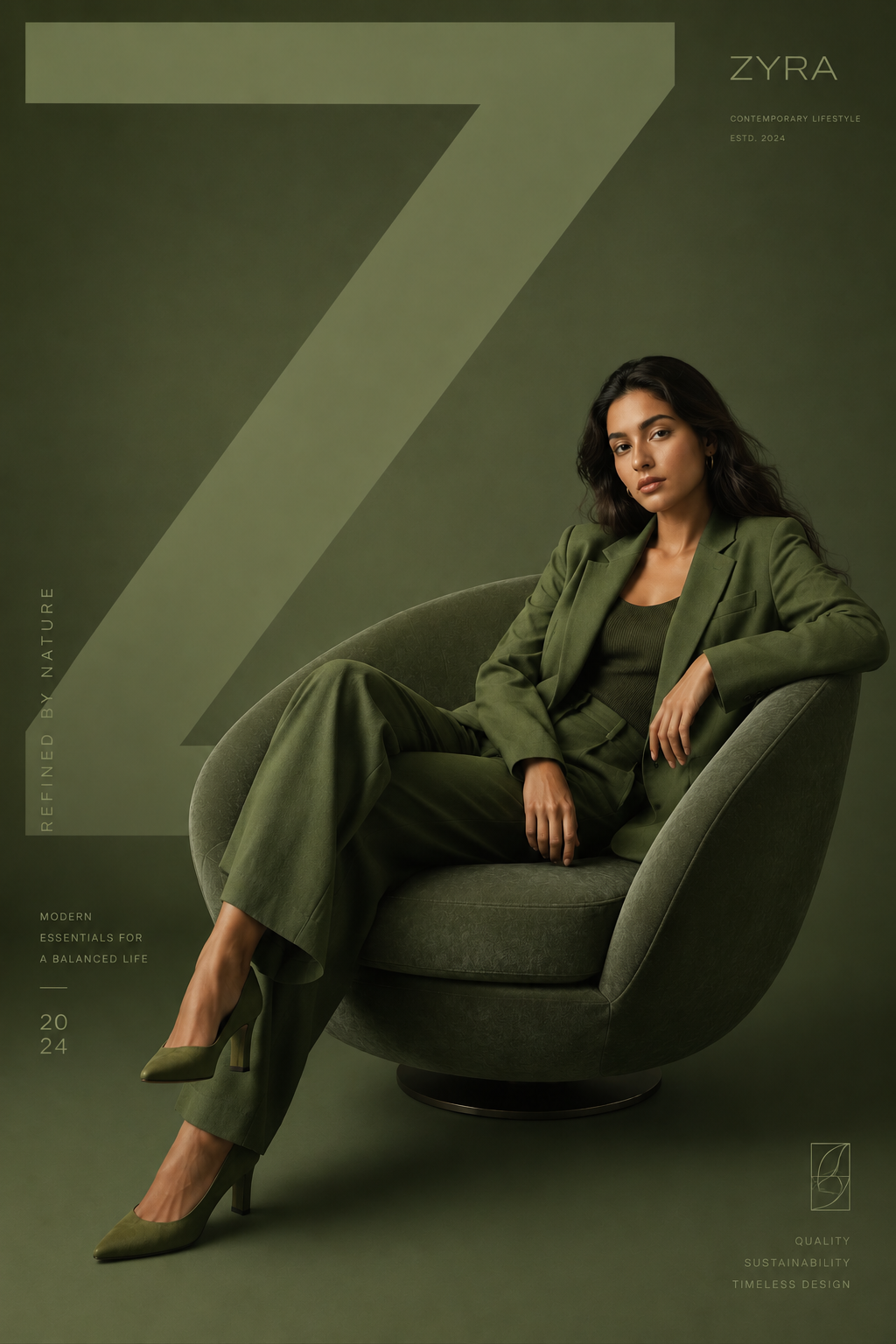 Ultra-Premium Editorial Branding Campaign Poster